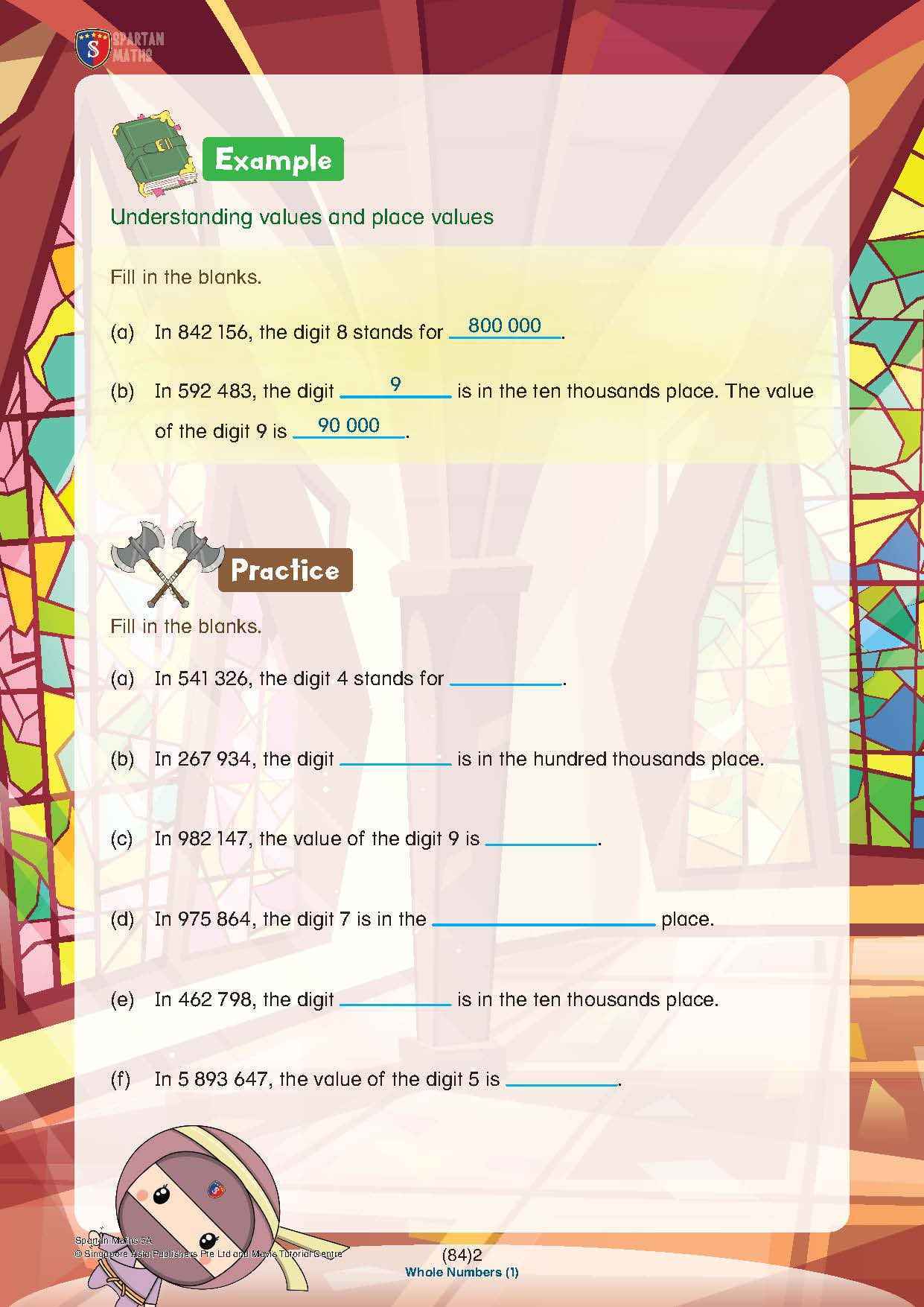 Spartan Maths Primary 5A (Levels 84 to 93)