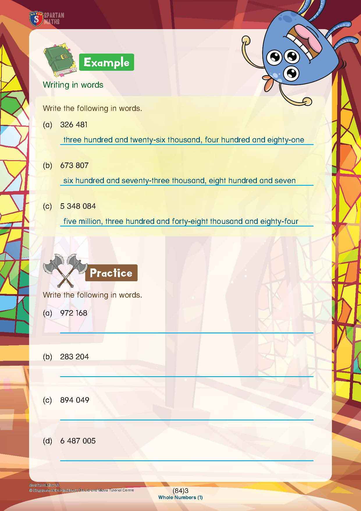 Spartan Maths Primary 5A (Levels 84 to 93)