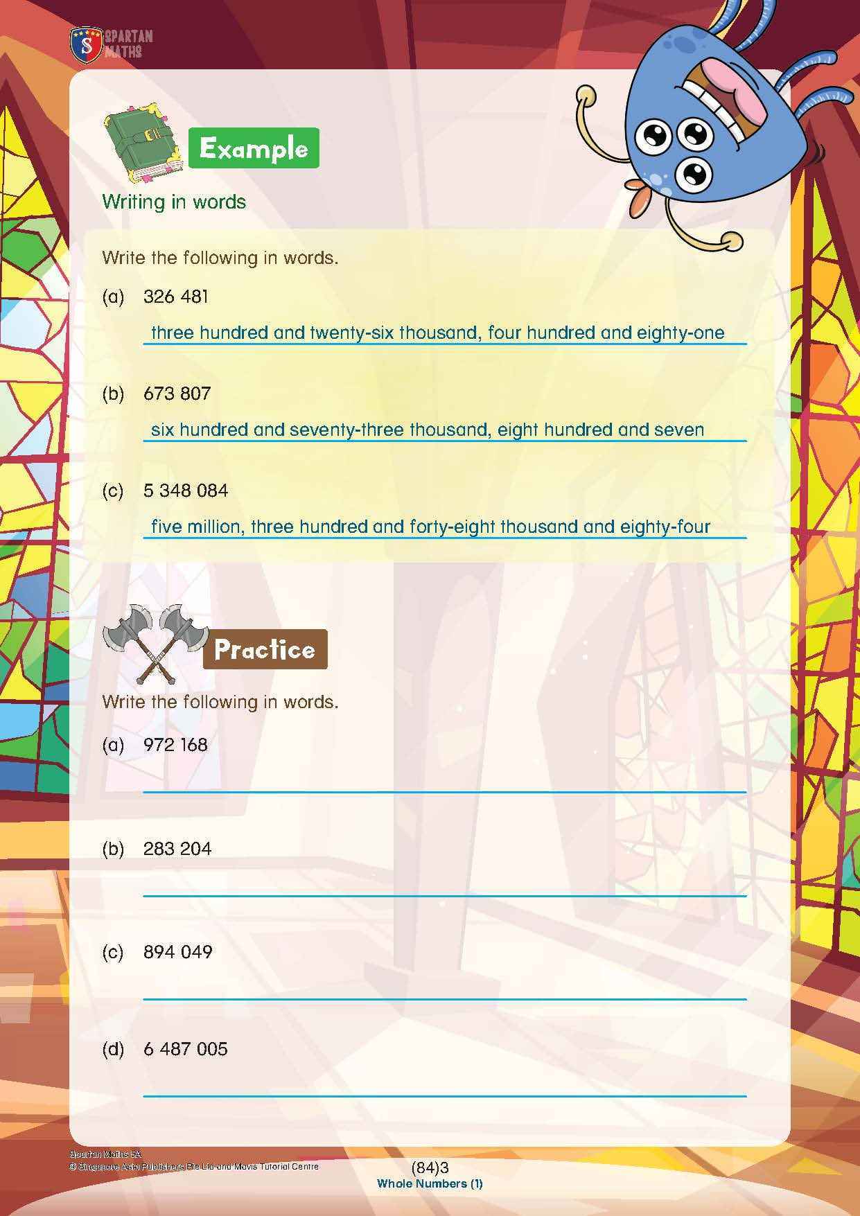 Spartan Maths Primary 5A (Levels 84 to 93)