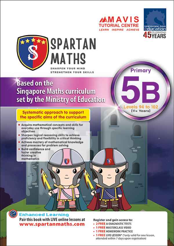 Spartan Maths Primary 5B (Levels 94 to 102)