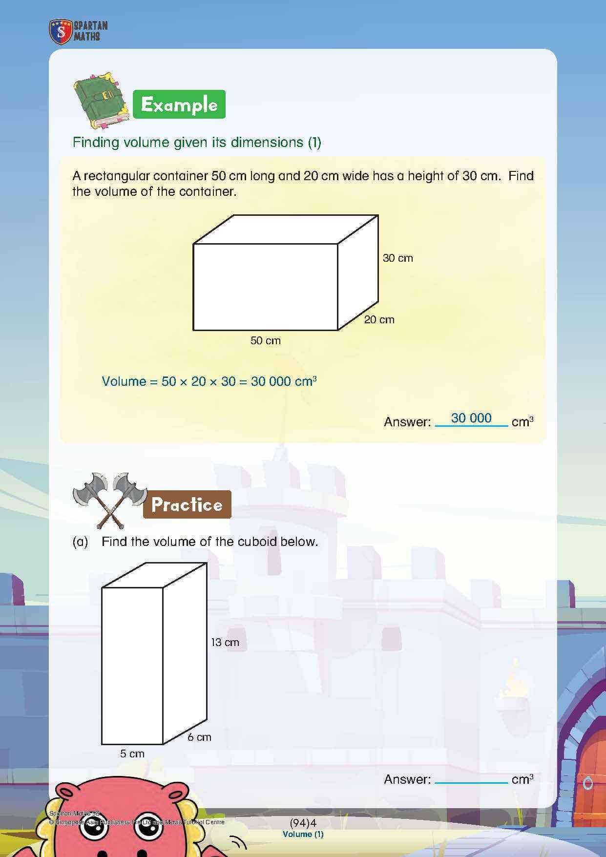 Spartan Maths Primary 5B (Levels 94 to 102)