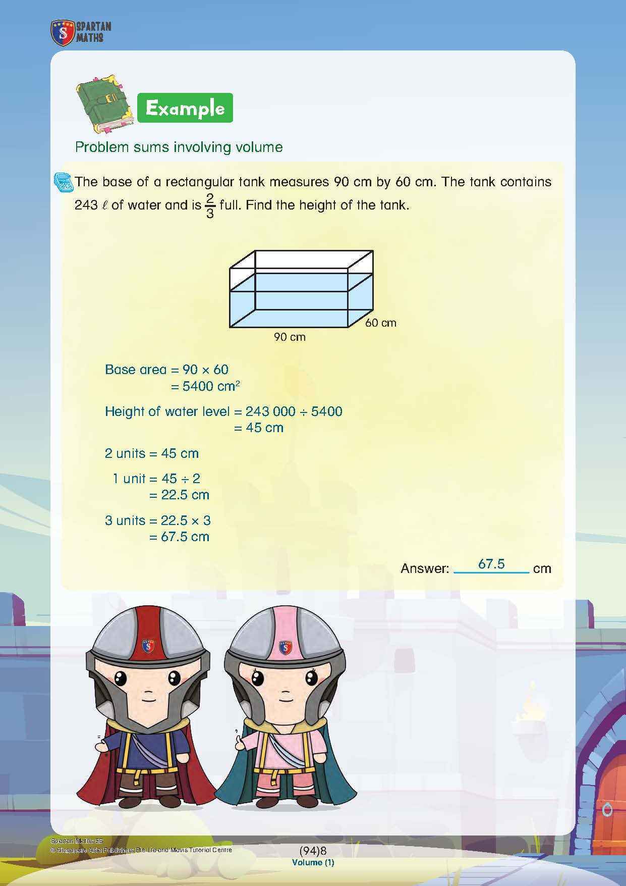 Spartan Maths Primary 5B (Levels 94 to 102)