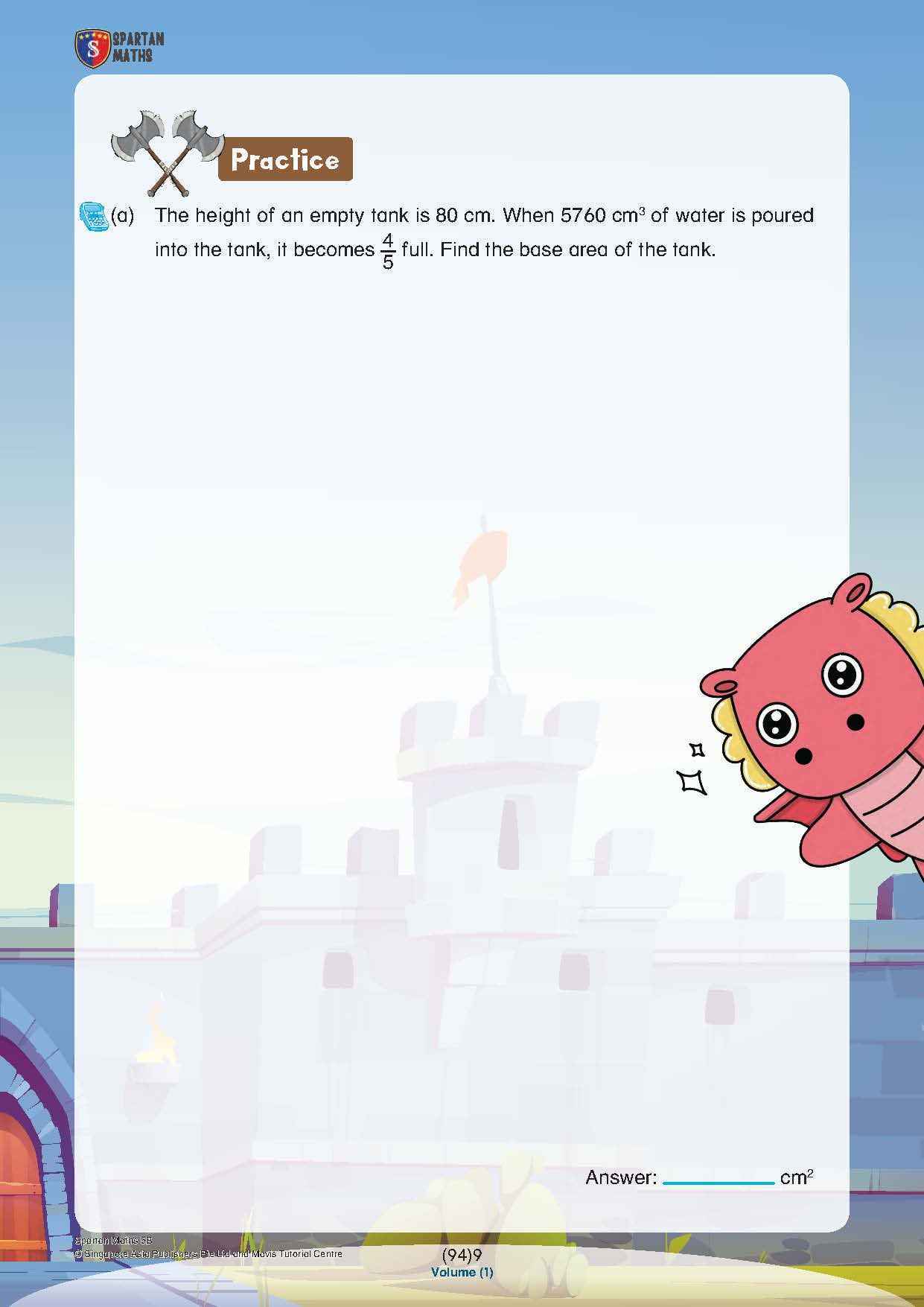 Spartan Maths Primary 5B (Levels 94 to 102)