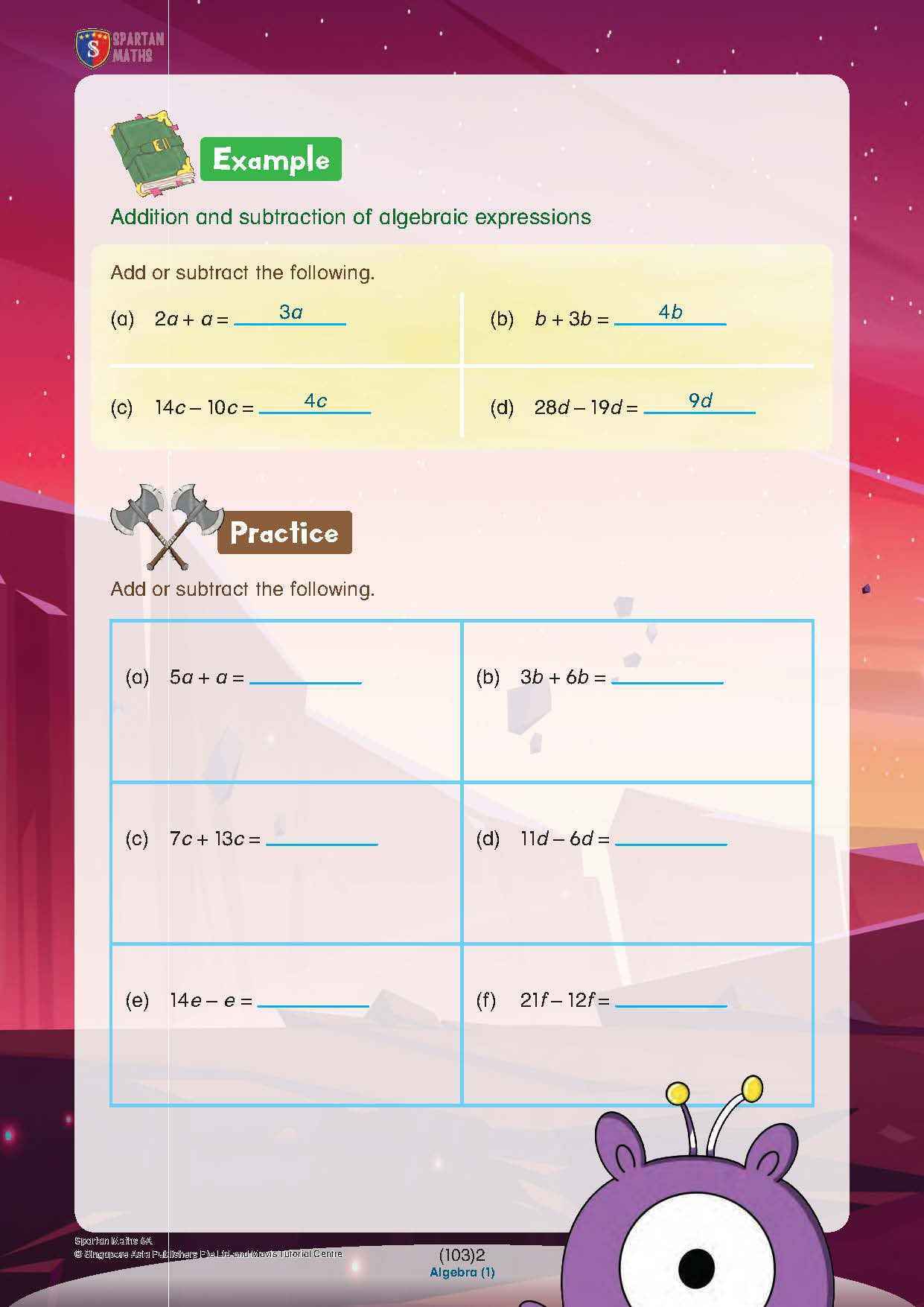 Spartan Maths Primary 6A (Levels 103 to 111)