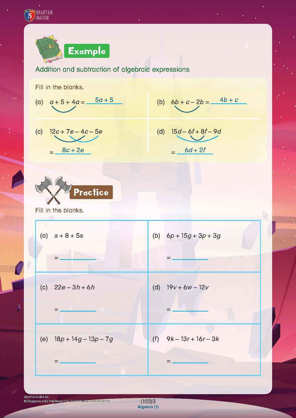 Spartan Maths Primary 6A (Levels 103 to 111)
