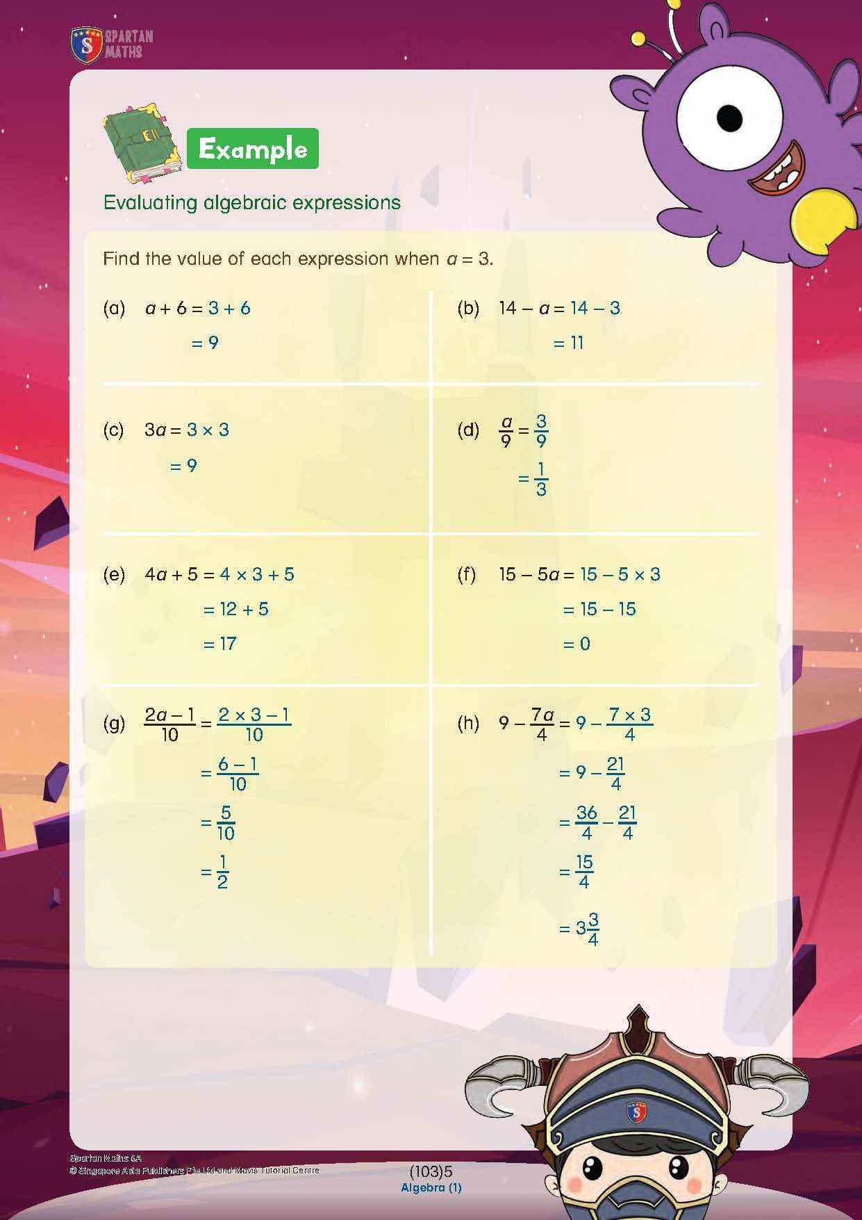 Spartan Maths Primary 6A (Levels 103 to 111)