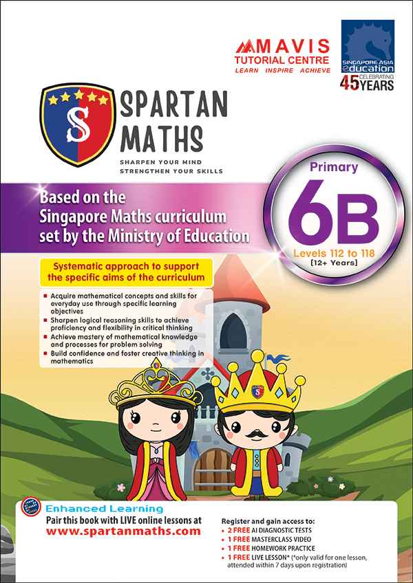 Spartan Maths Primary 6B (Levels 112 to 118)