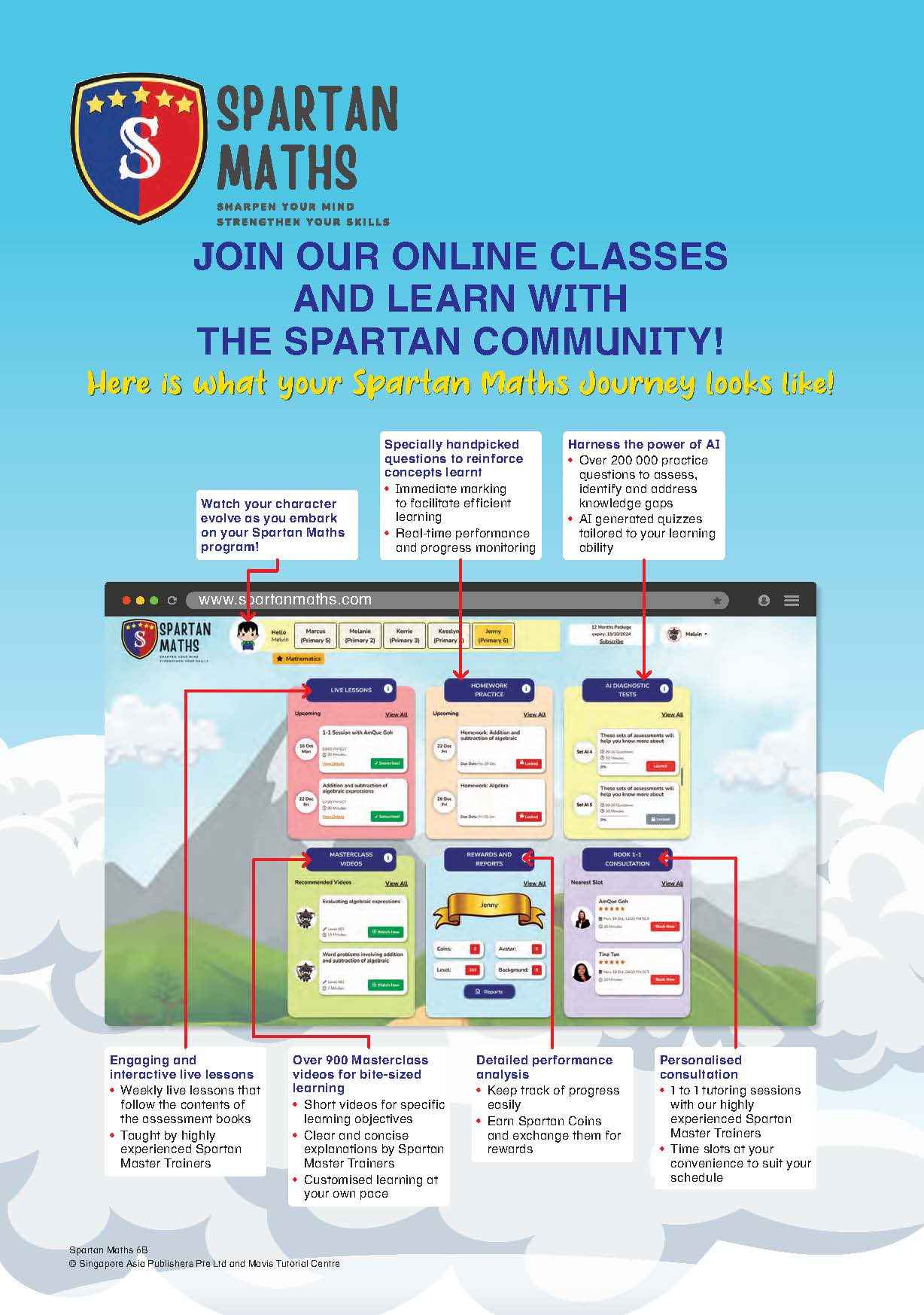 Spartan Maths Primary 6B (Levels 112 to 118)