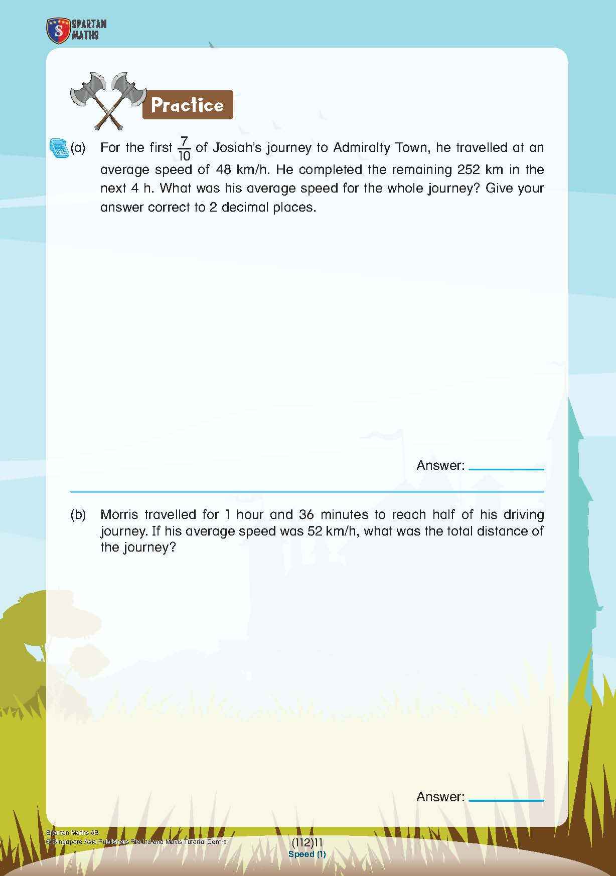 Spartan Maths Primary 6B (Levels 112 to 118)