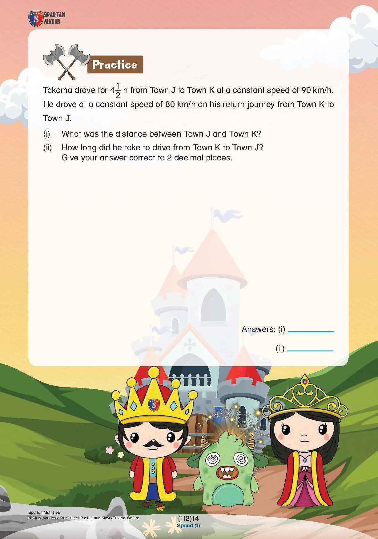 Spartan Maths Primary 6B (Levels 112 to 118)