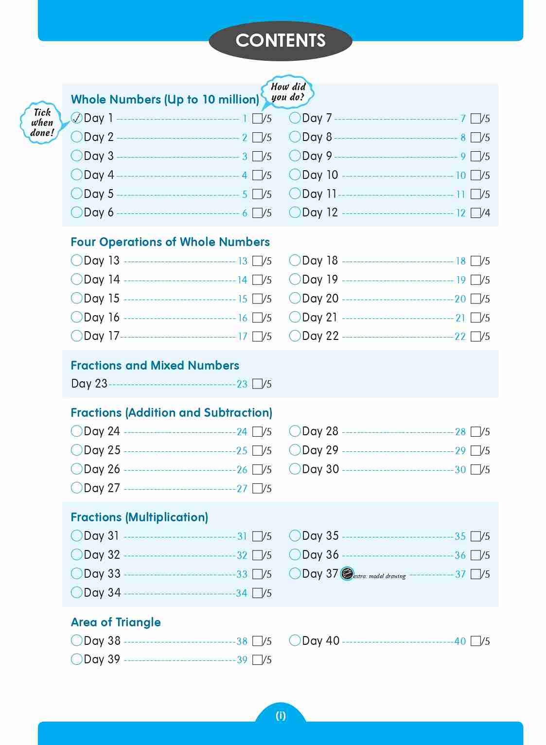 LEARNING+ MATHEMATICS Multiple-choice Questions by the DAY Workbook 5