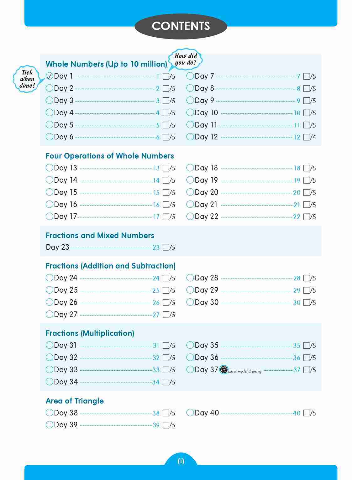 LEARNING+ MATHEMATICS Multiple-choice Questions by the DAY Workbook 5