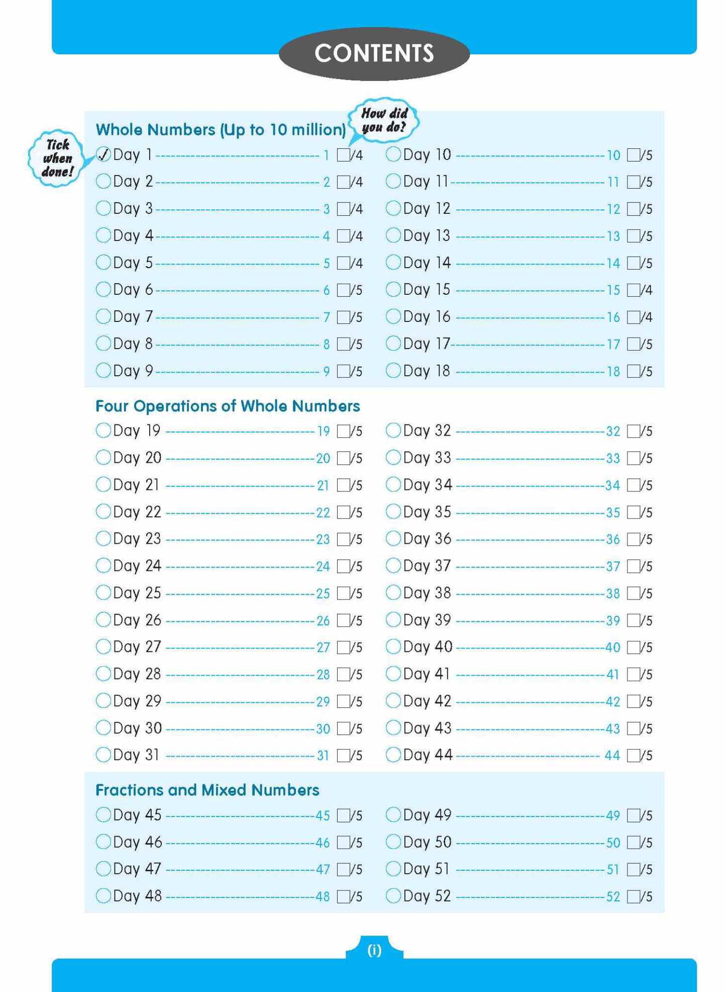 LEARNING+ MATHEMATICS Short-answer Questions by the DAY Workbook 5