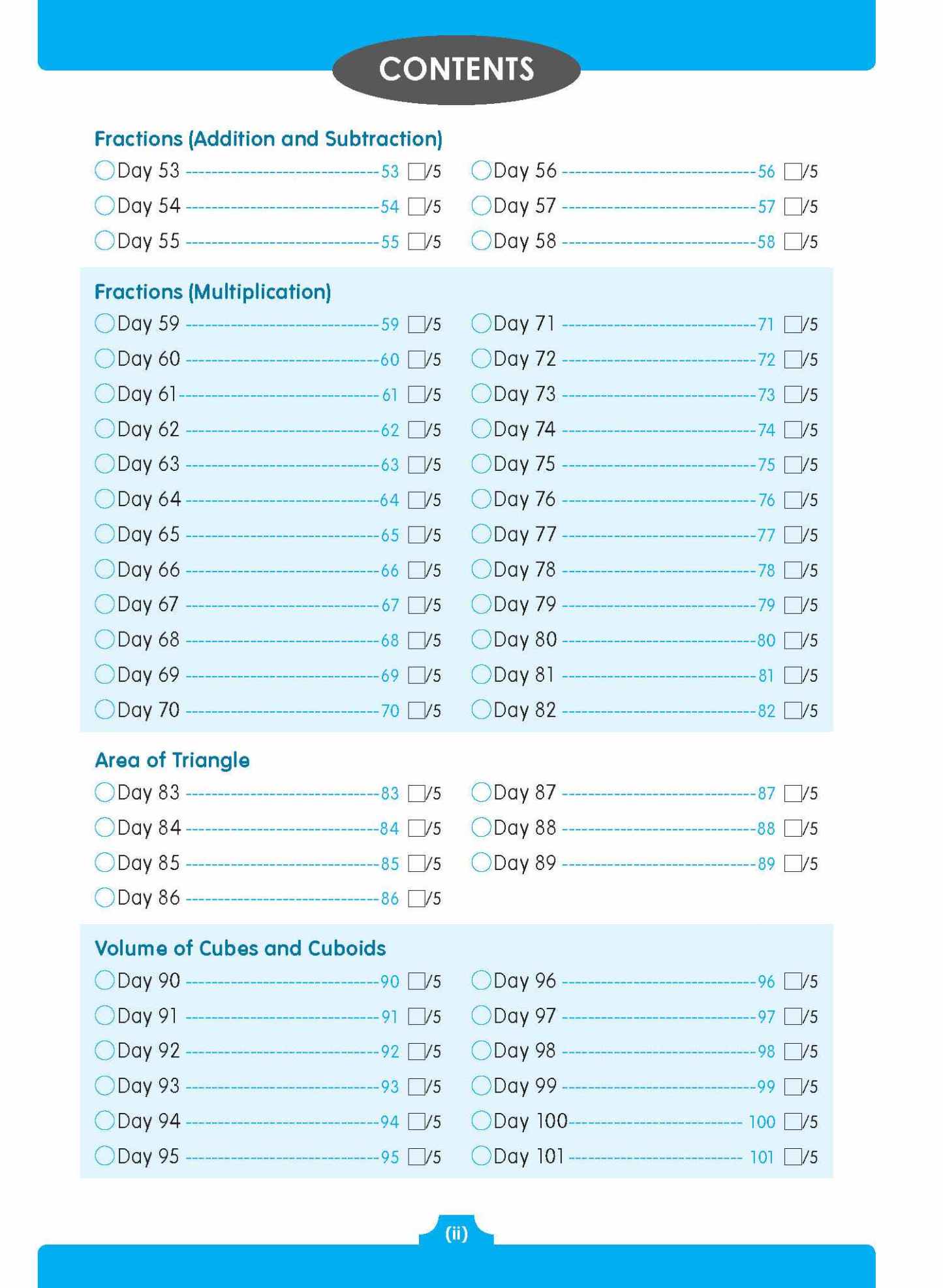 LEARNING+ MATHEMATICS Short-answer Questions by the DAY Workbook 5