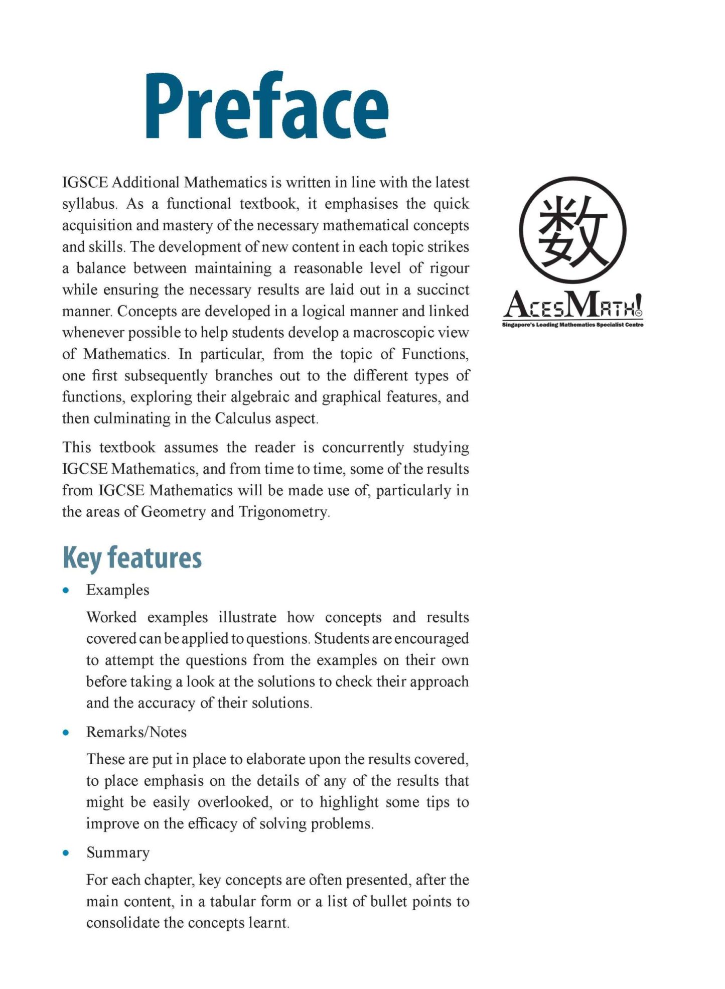 IGCSE Additional Mathematics