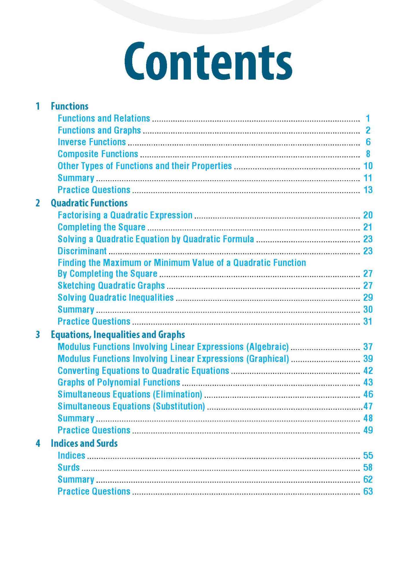 IGCSE Additional Mathematics