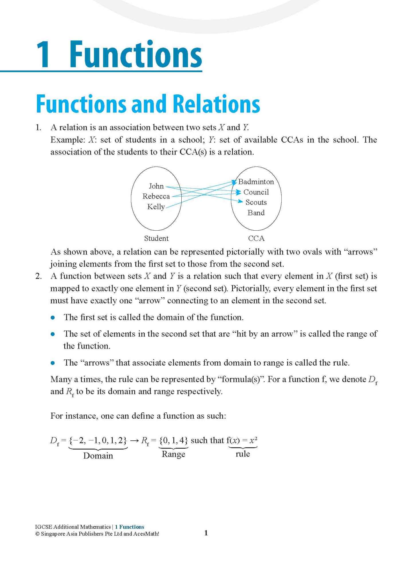 IGCSE Additional Mathematics