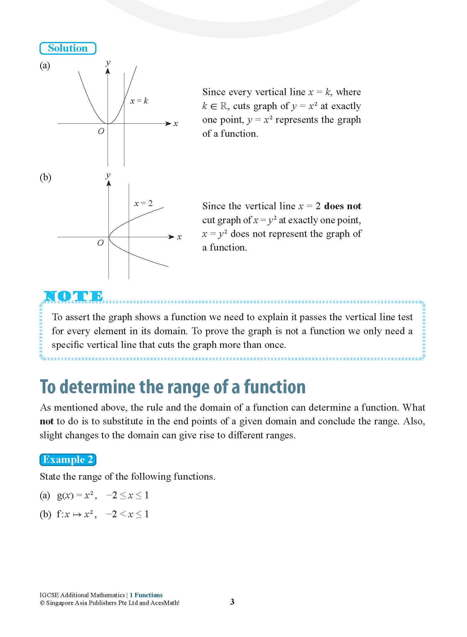 IGCSE Additional Mathematics