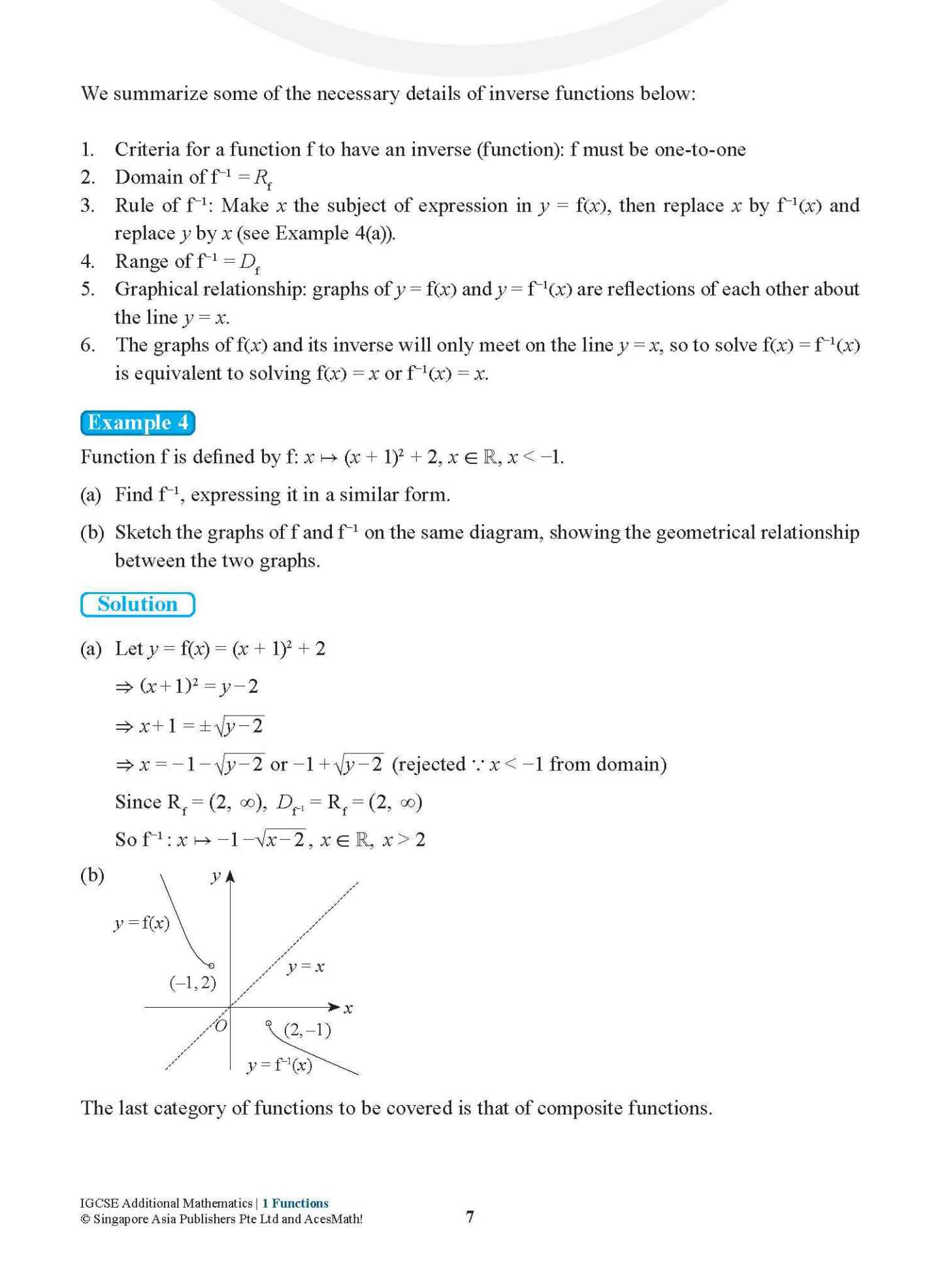 IGCSE Additional Mathematics