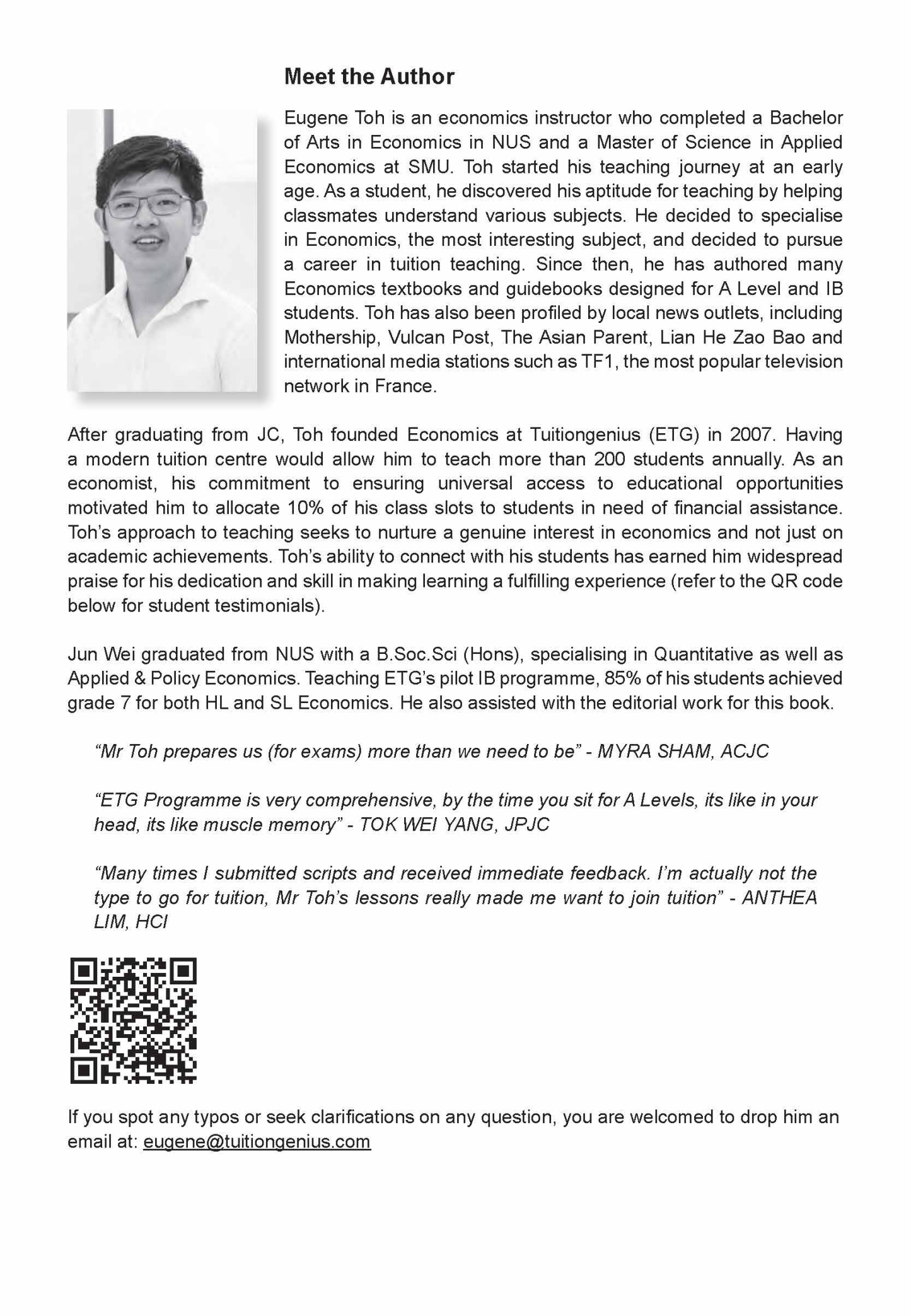 COMPREHENSIVE ANSWERS TO A LEVEL H1 ECONOMICS YEARLY EDITION 2015-2024