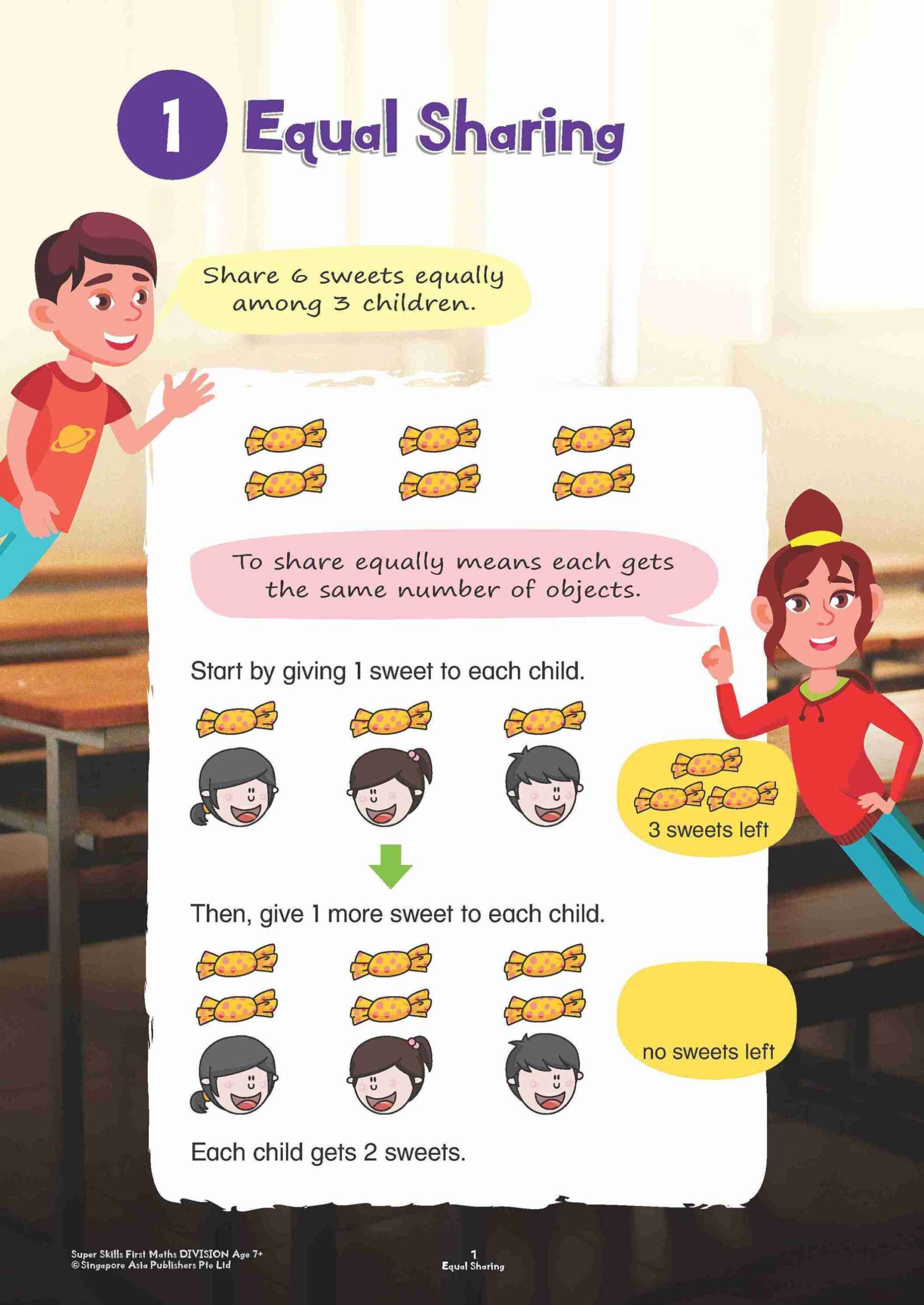 Super Skills First Maths DIVISION Age 7+ Years