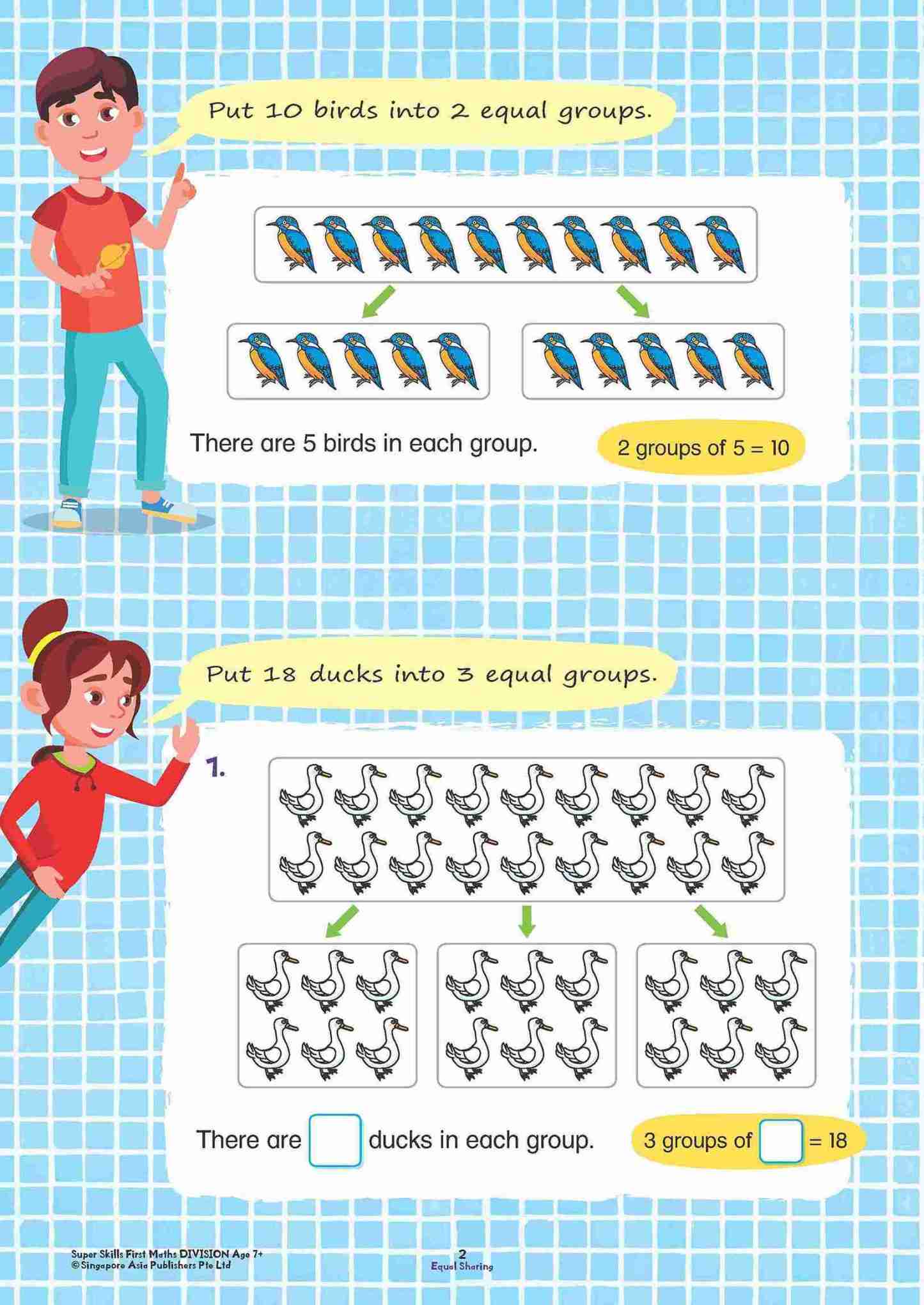 Super Skills First Maths DIVISION Age 7+ Years