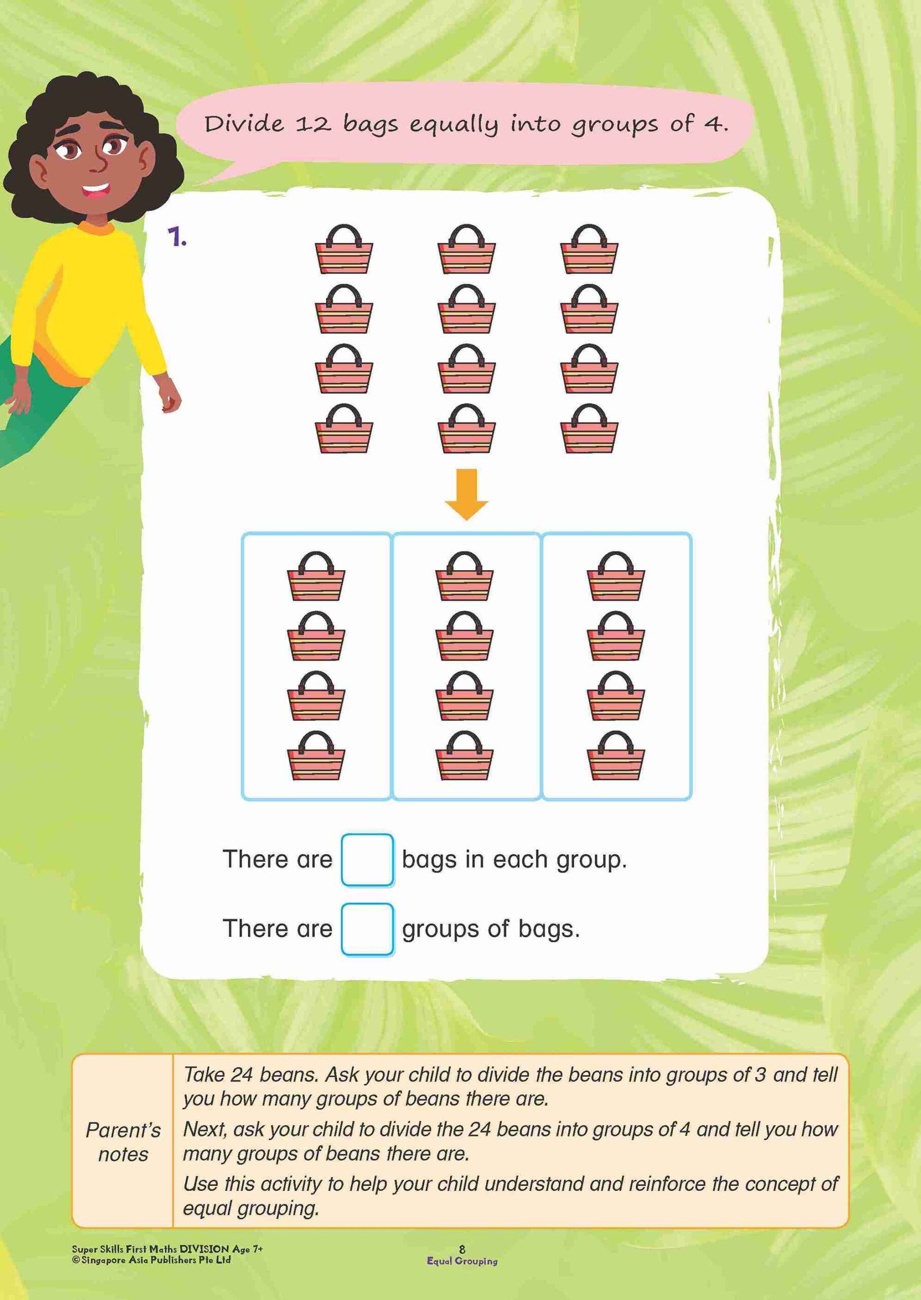 Super Skills First Maths DIVISION Age 7+ Years