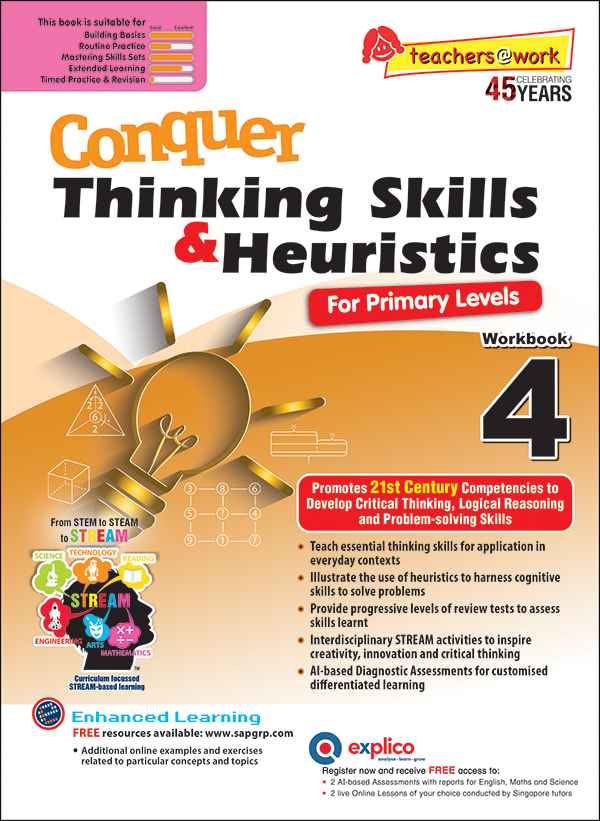 Conquer Thinking Skills & Heuristics Workbook 4