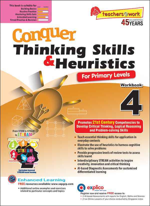 Conquer Thinking Skills & Heuristics Workbook 4