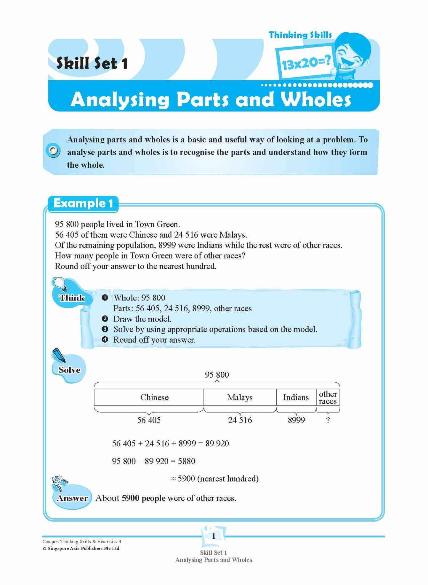 Conquer Thinking Skills & Heuristics Workbook 4