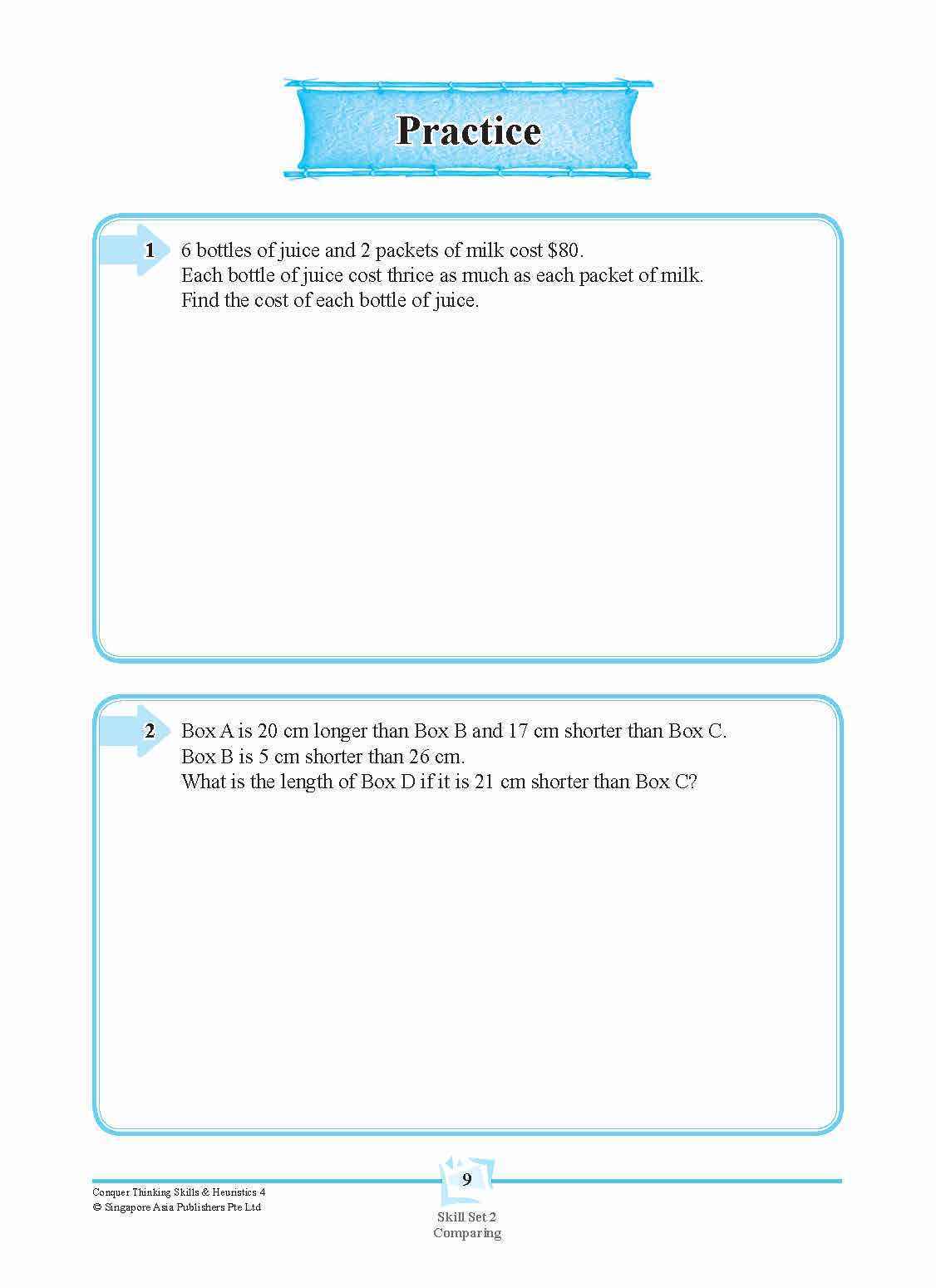 Conquer Thinking Skills & Heuristics Workbook 4