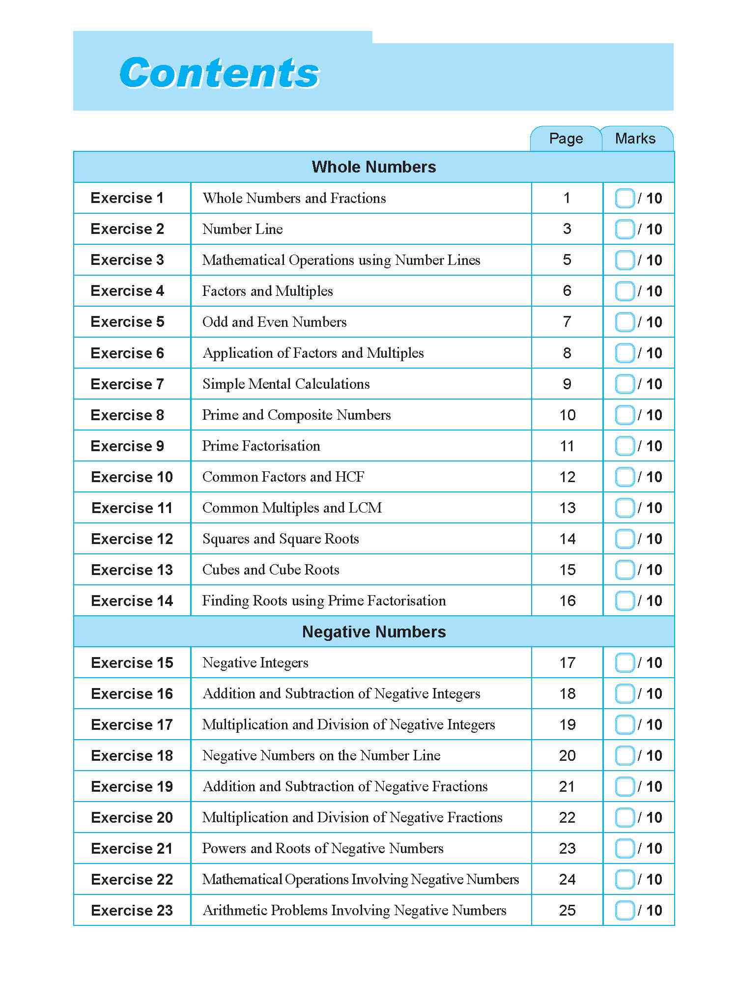 Conquer G3 Mathematics For Secondary Levels Workbook 1