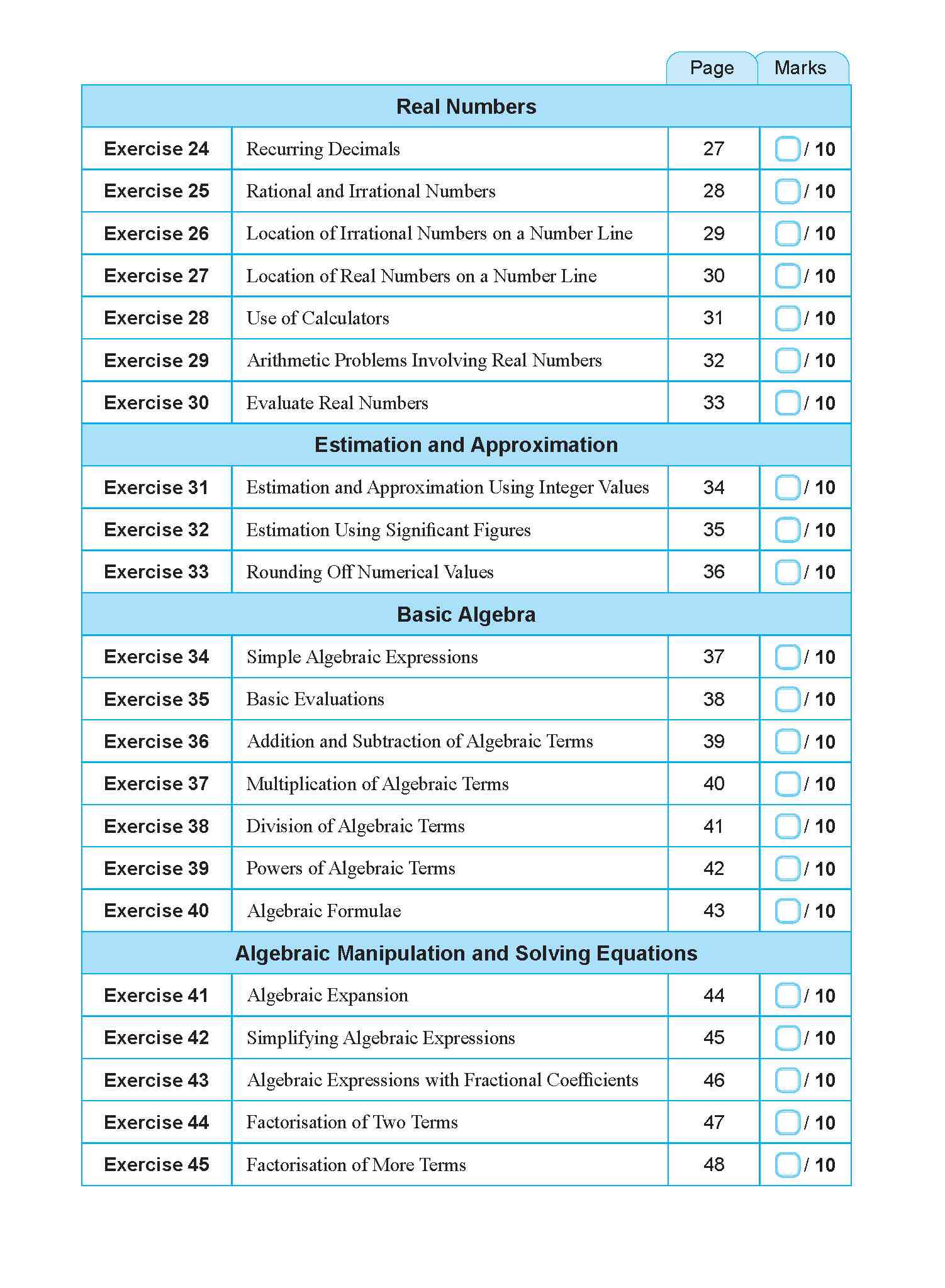 Conquer G3 Mathematics For Secondary Levels Workbook 1