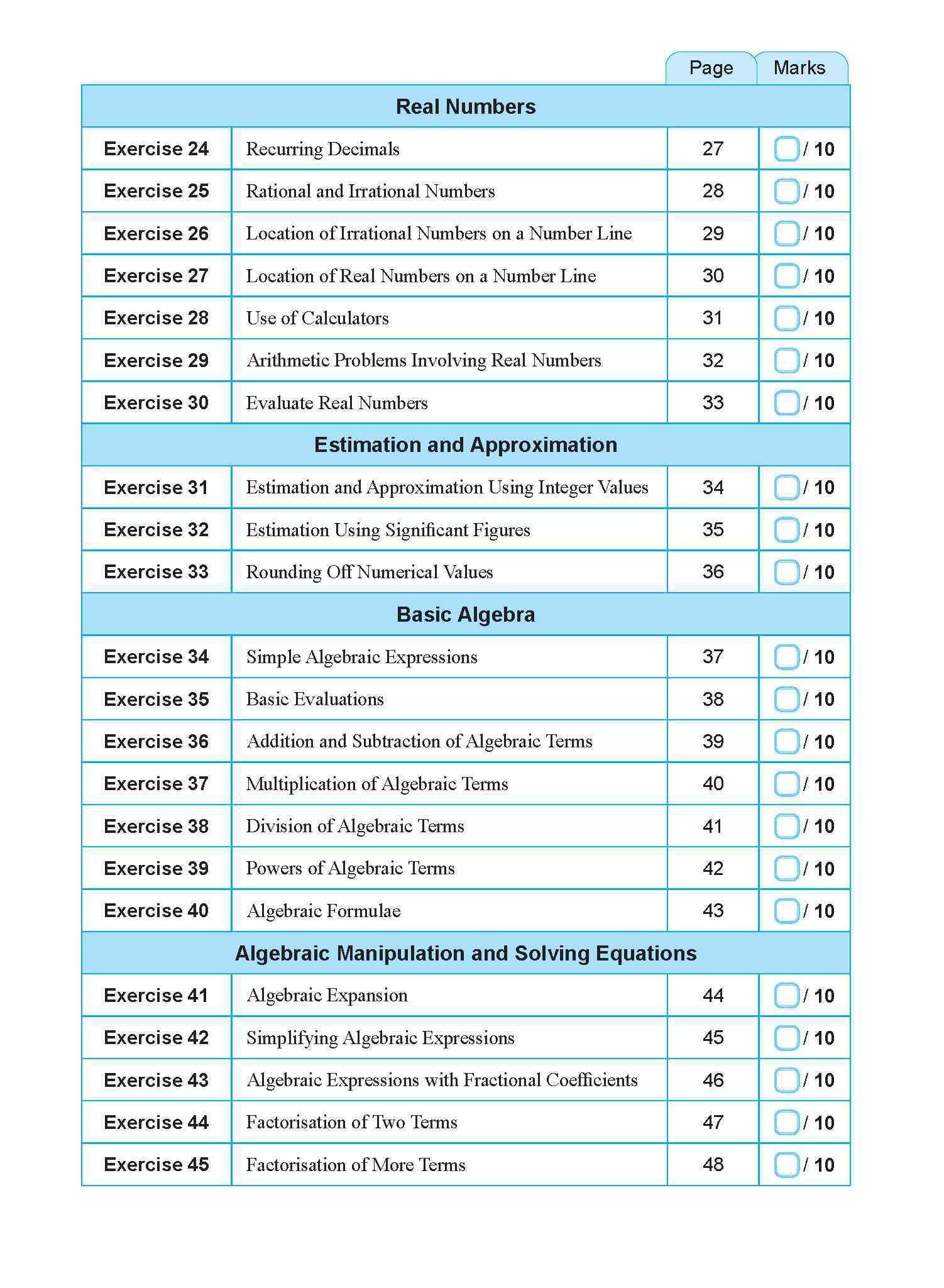 Conquer G3 Mathematics For Secondary Levels Workbook 1