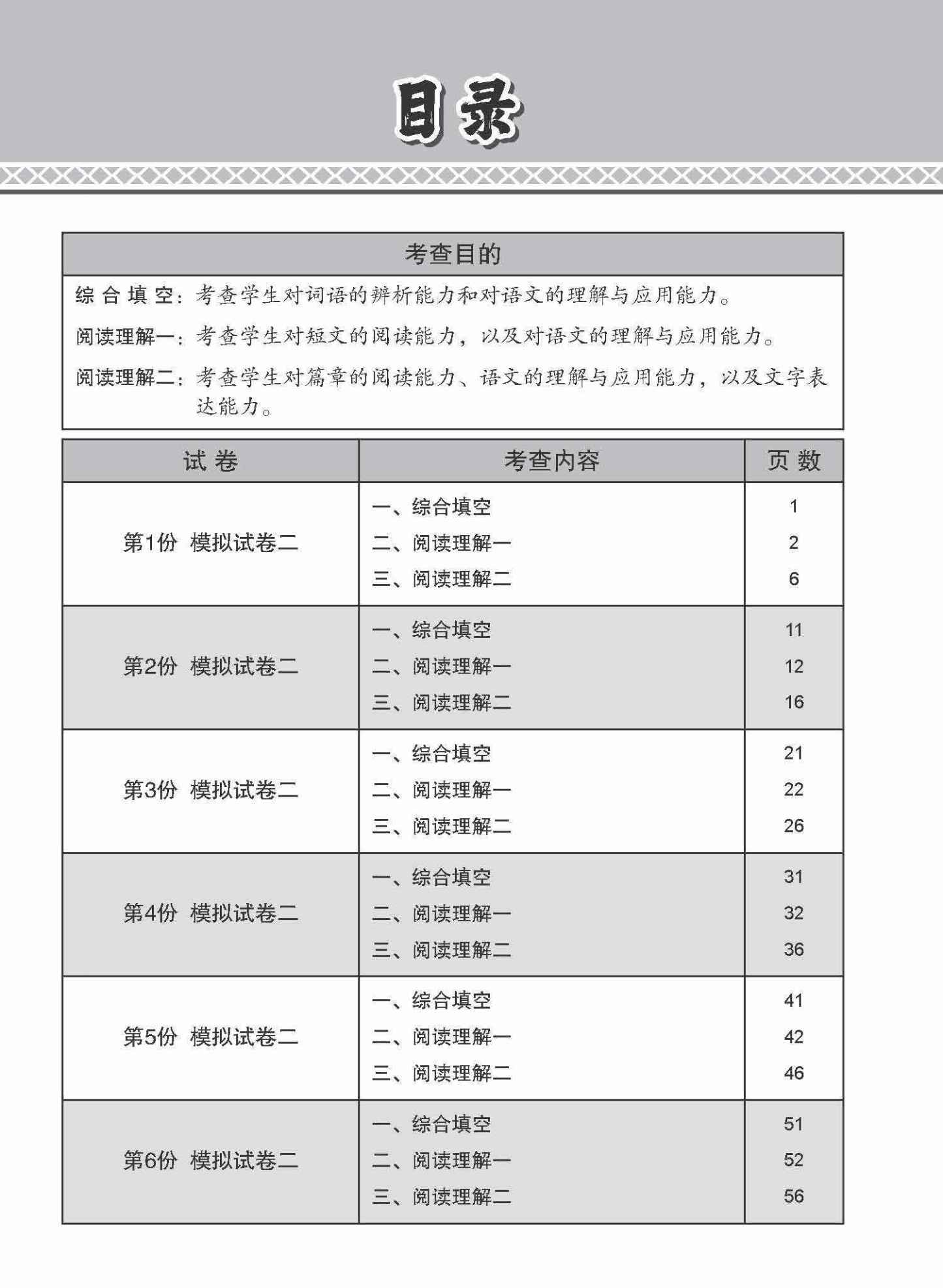 全面考关冲刺 N-Level 华文模拟试卷二 / N-Level Chinese Paper 2 Mock Examinations