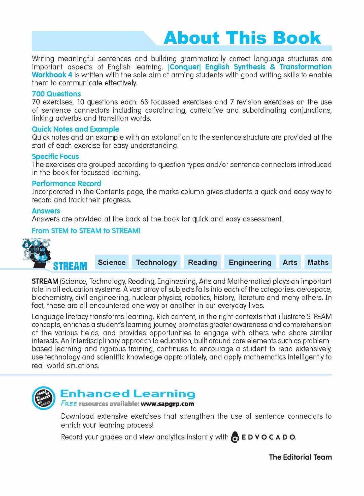 Conquer English Synthesis & Transformation Workbook 4