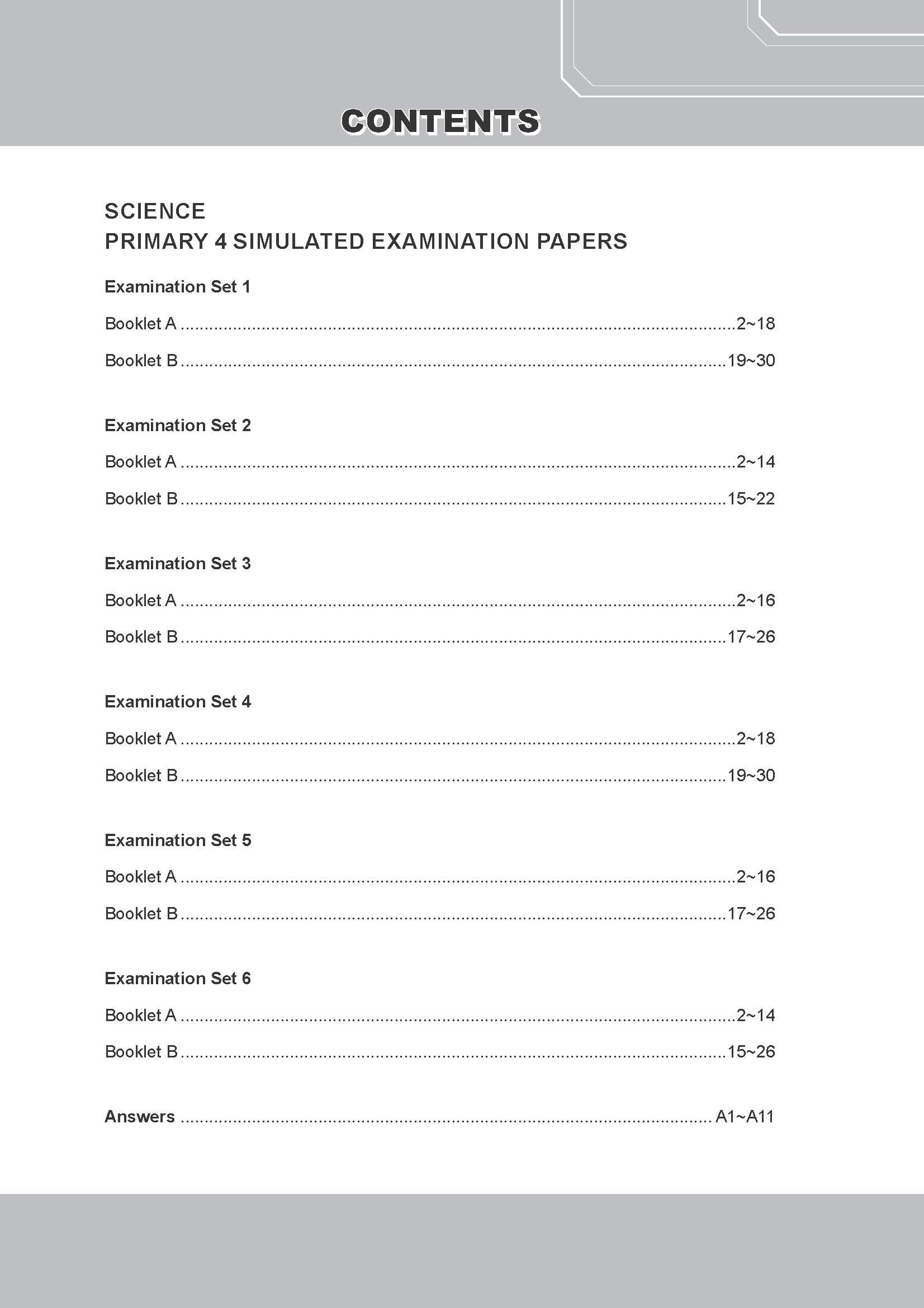 Conquer Science Primary 4 Simulated Examination Papers