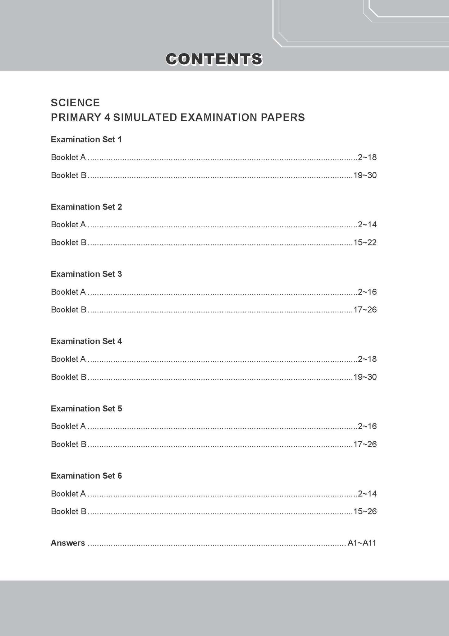 Conquer Science Primary 4 Simulated Examination Papers