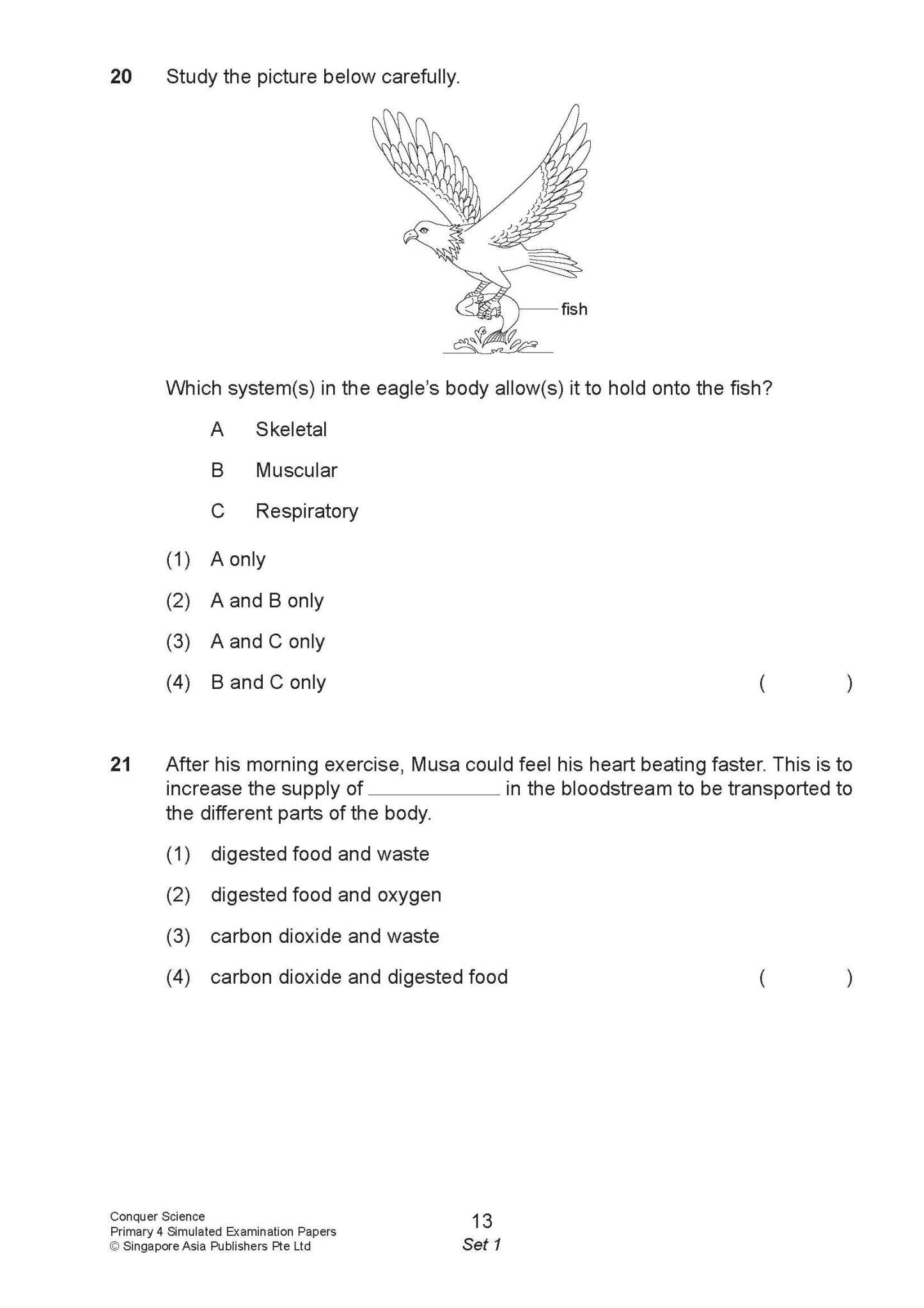 Conquer Science Primary 4 Simulated Examination Papers