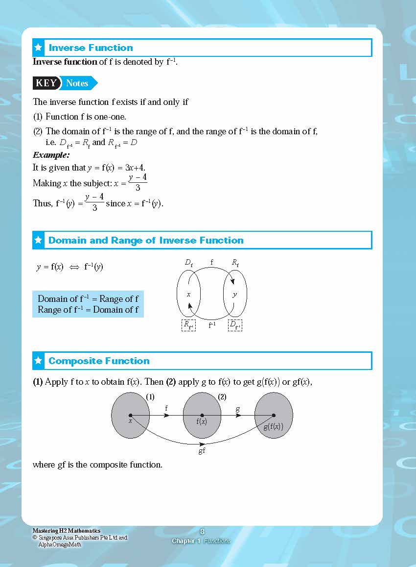 Mastering H2 MATHEMATICS