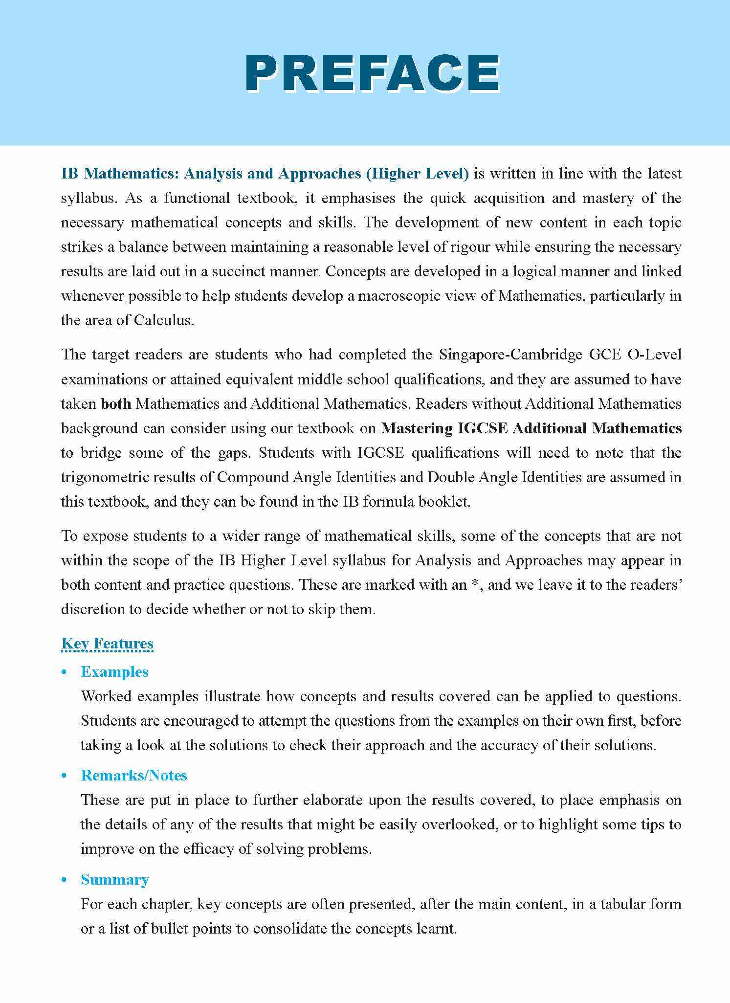 IB Mathematics: Analysis and Approaches (Higher Level)
