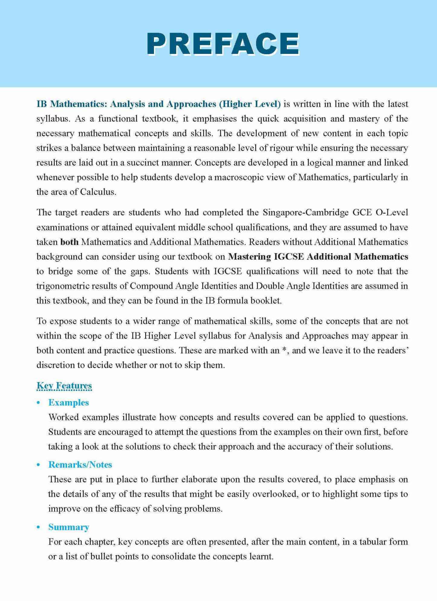 IB Mathematics: Analysis and Approaches (Higher Level)