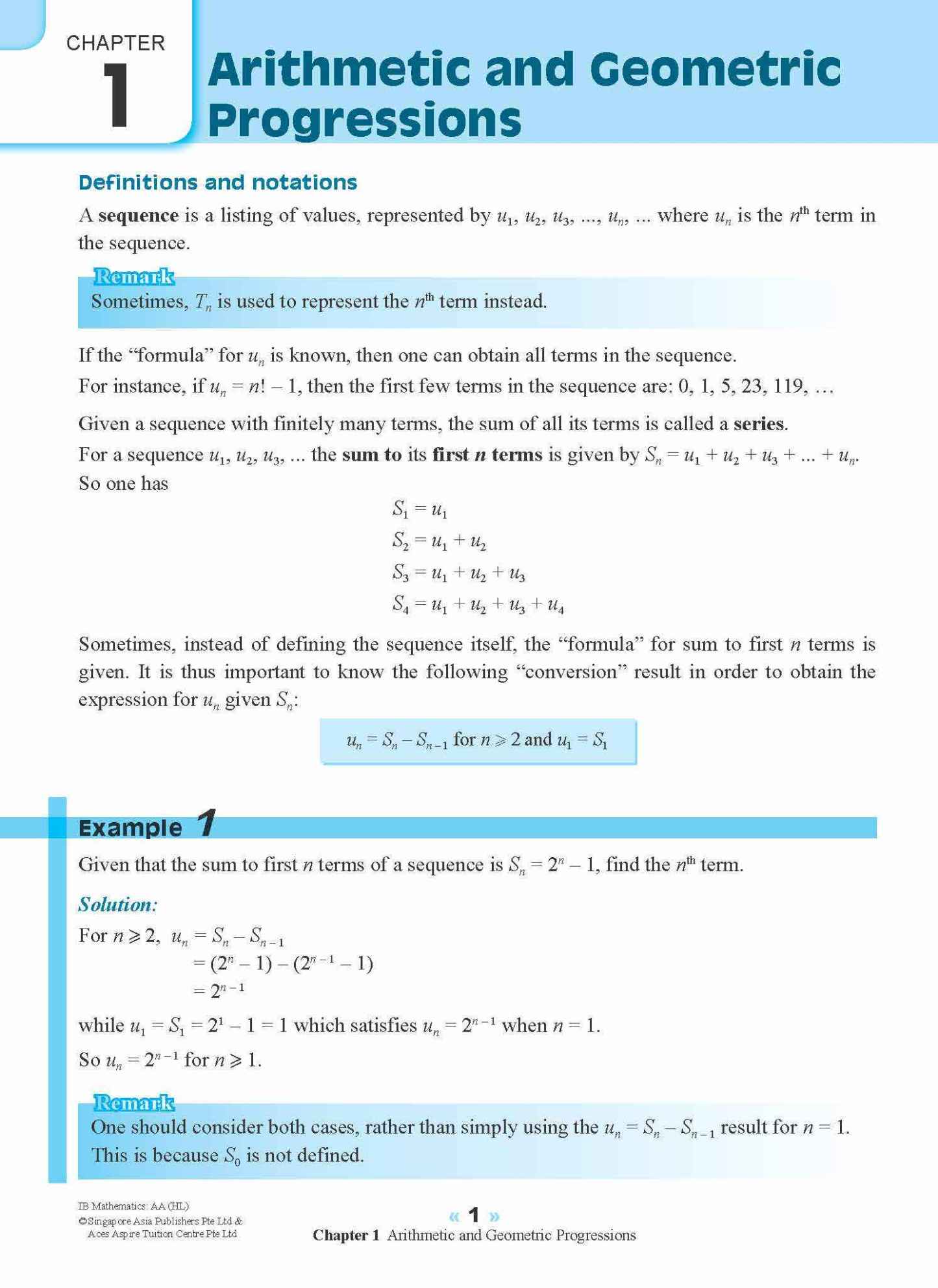 IB Mathematics: Analysis and Approaches (Higher Level)
