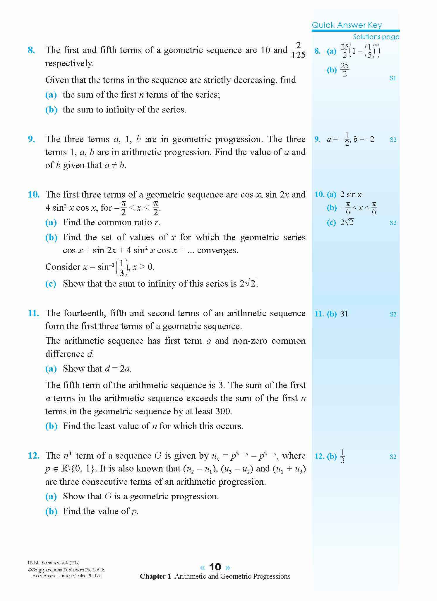 IB Mathematics: Analysis and Approaches (Higher Level)