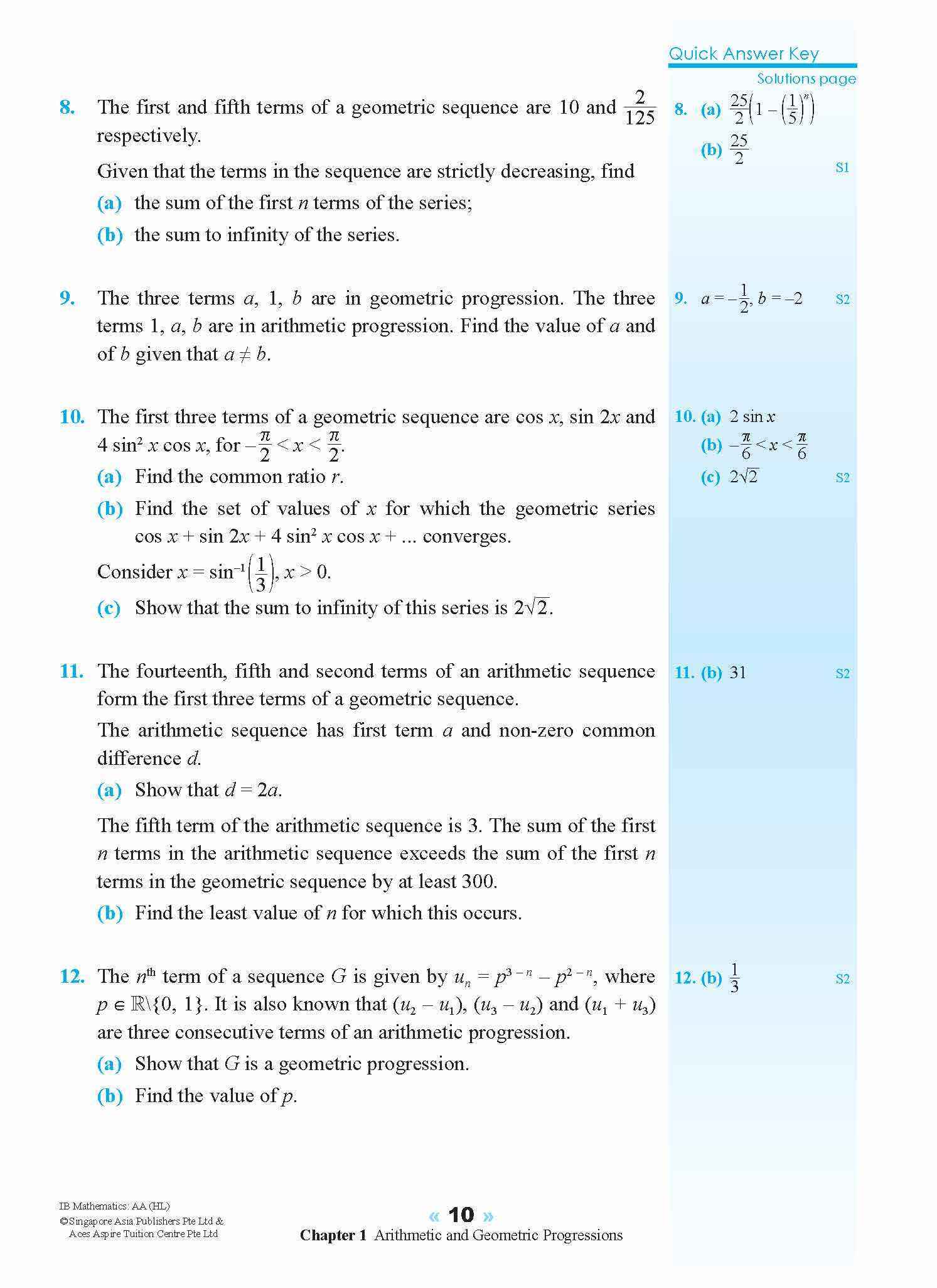 IB Mathematics: Analysis and Approaches (Higher Level)