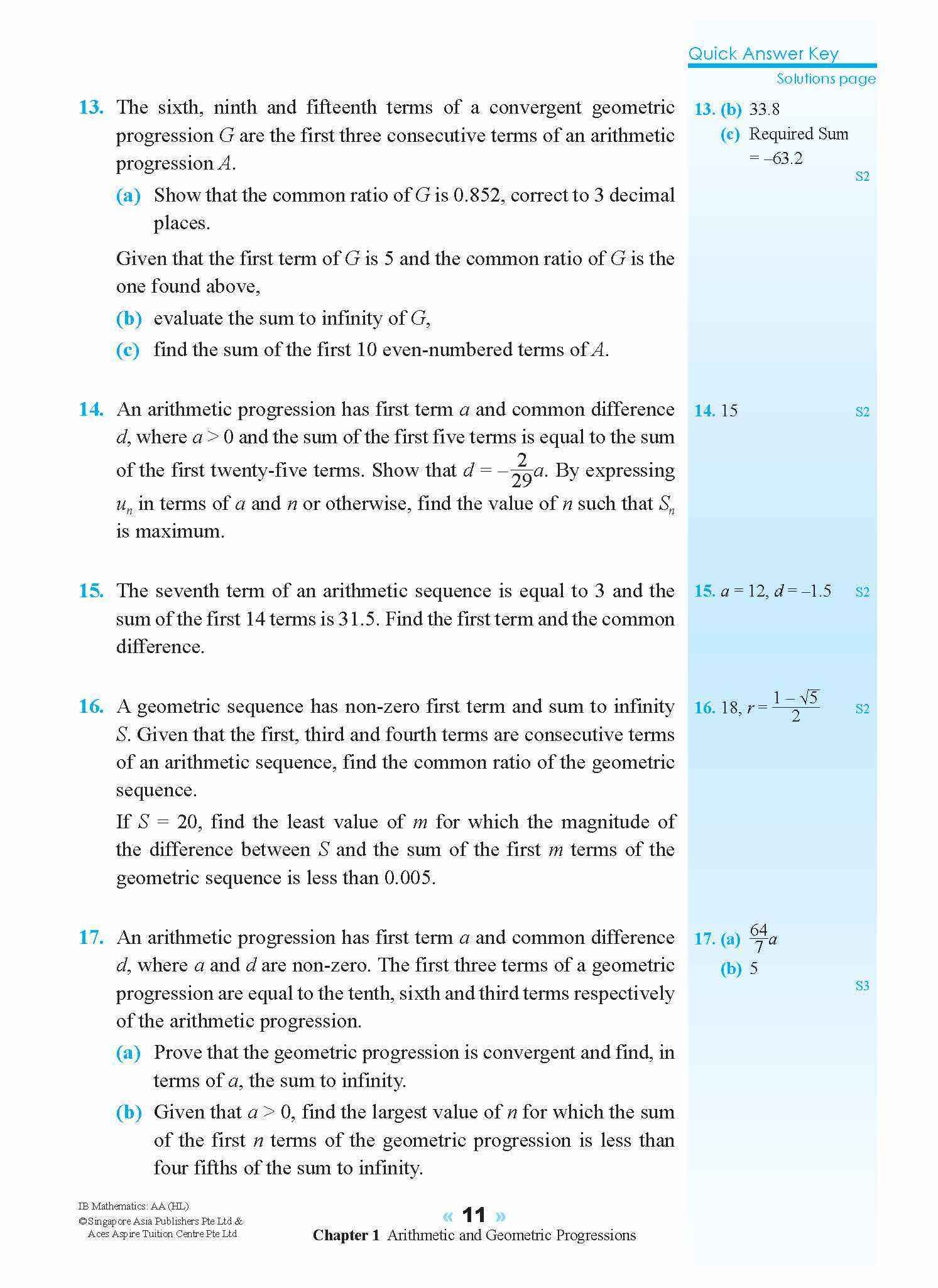 IB Mathematics: Analysis and Approaches (Higher Level)