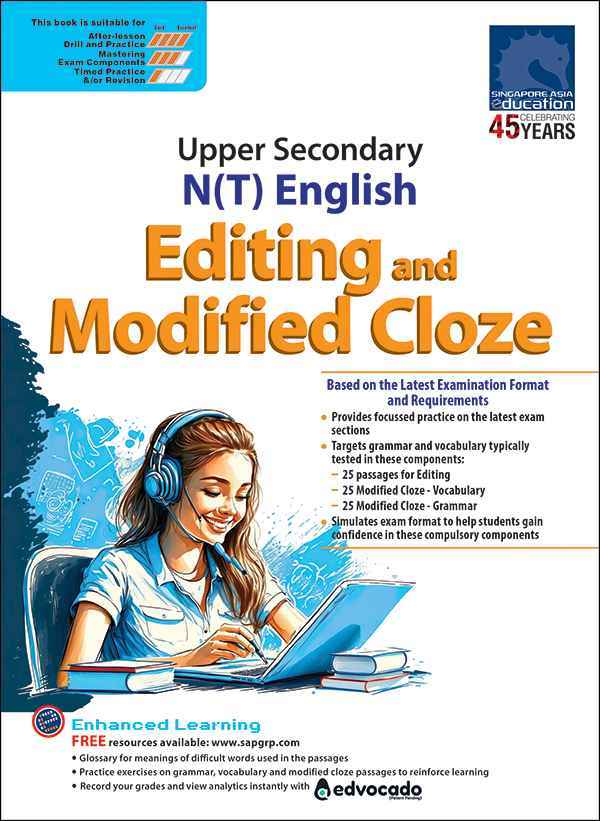 Upper Secondary N(T) English Editing and Modified Cloze