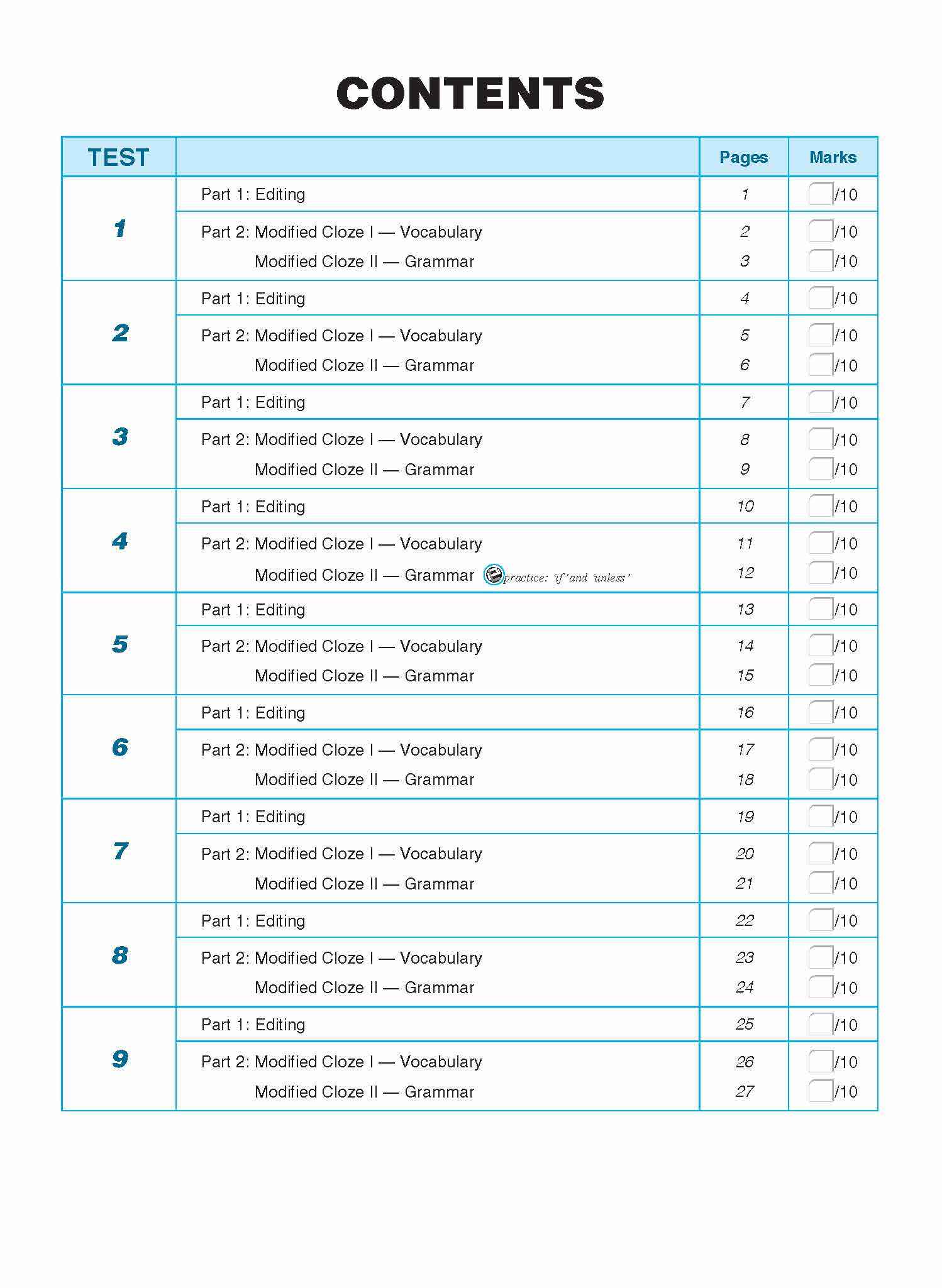 Upper Secondary N(T) English Editing and Modified Cloze