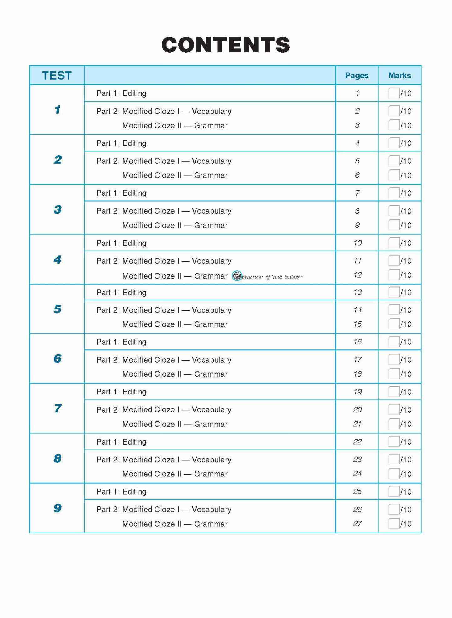 Upper Secondary N(T) English Editing and Modified Cloze