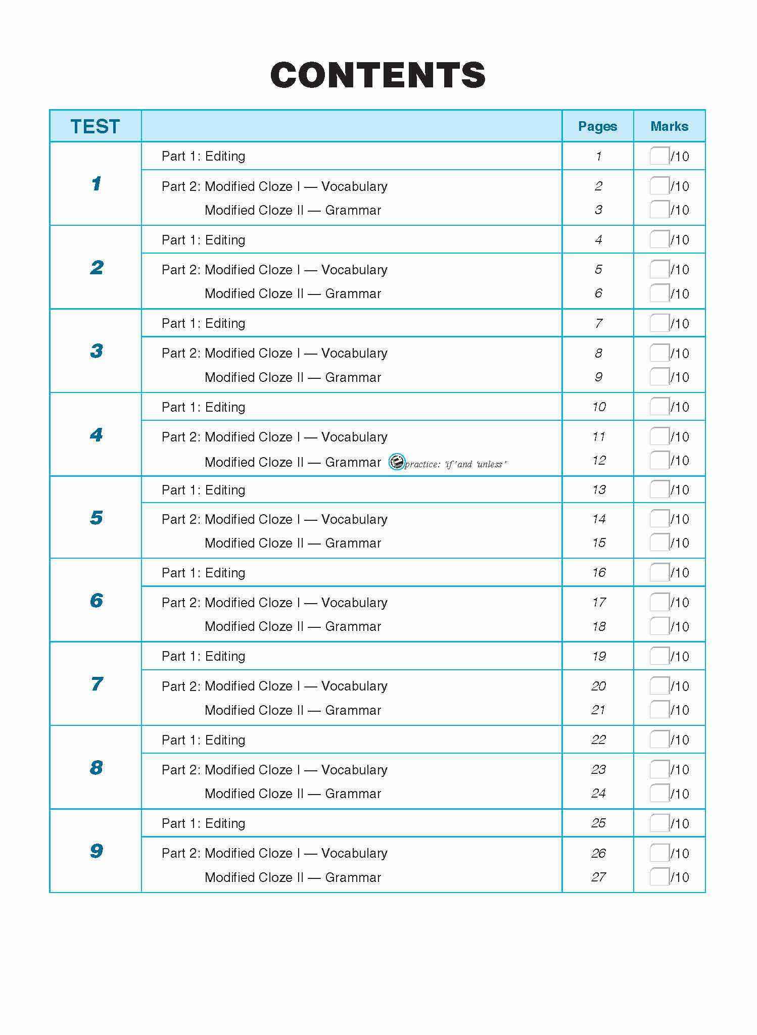 Upper Secondary N(T) English Editing and Modified Cloze